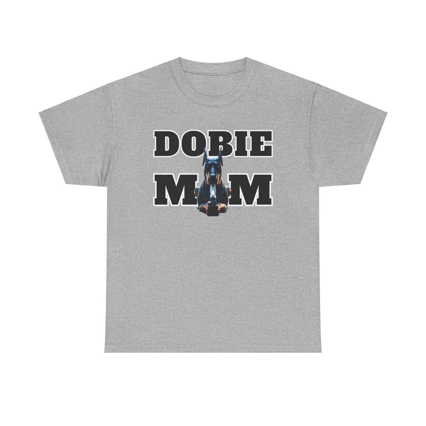 Dobie Mom 06 2025 Unisex Heavy Cotton Tee