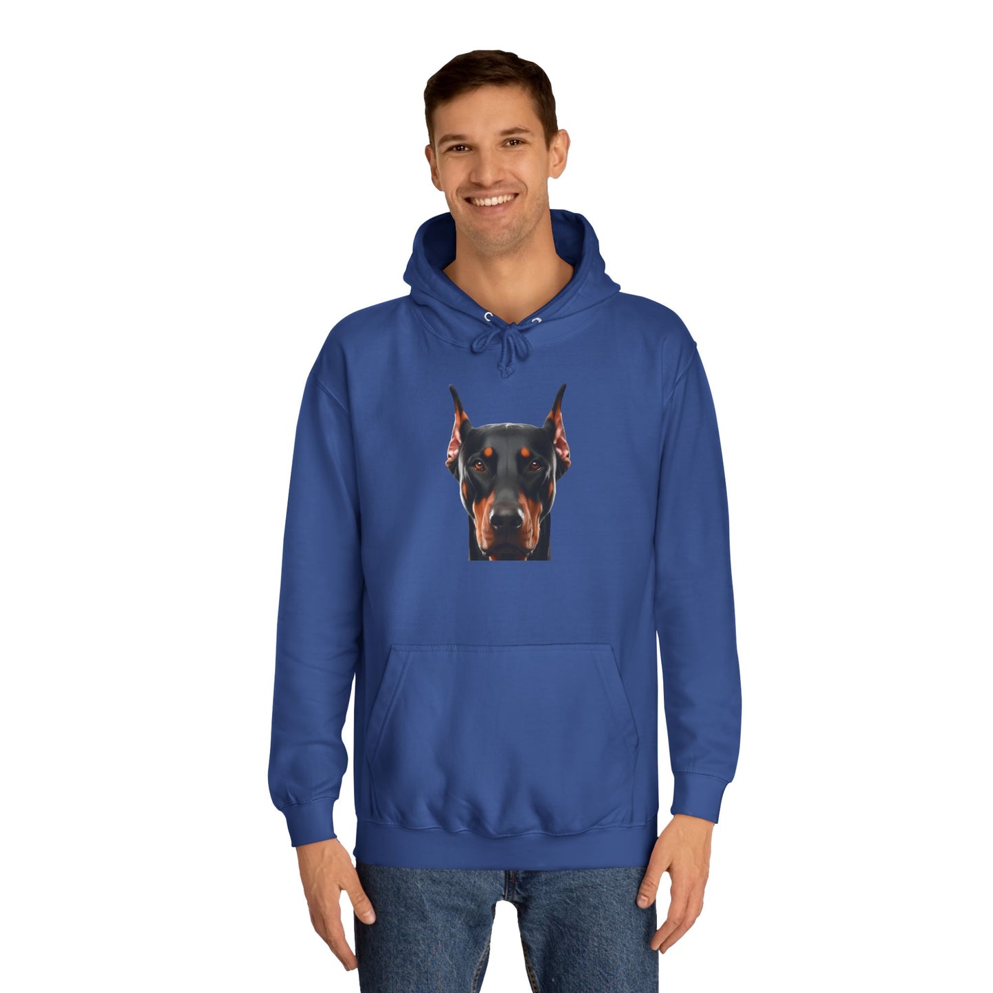 Doberman 1 Unisex College Hoodie