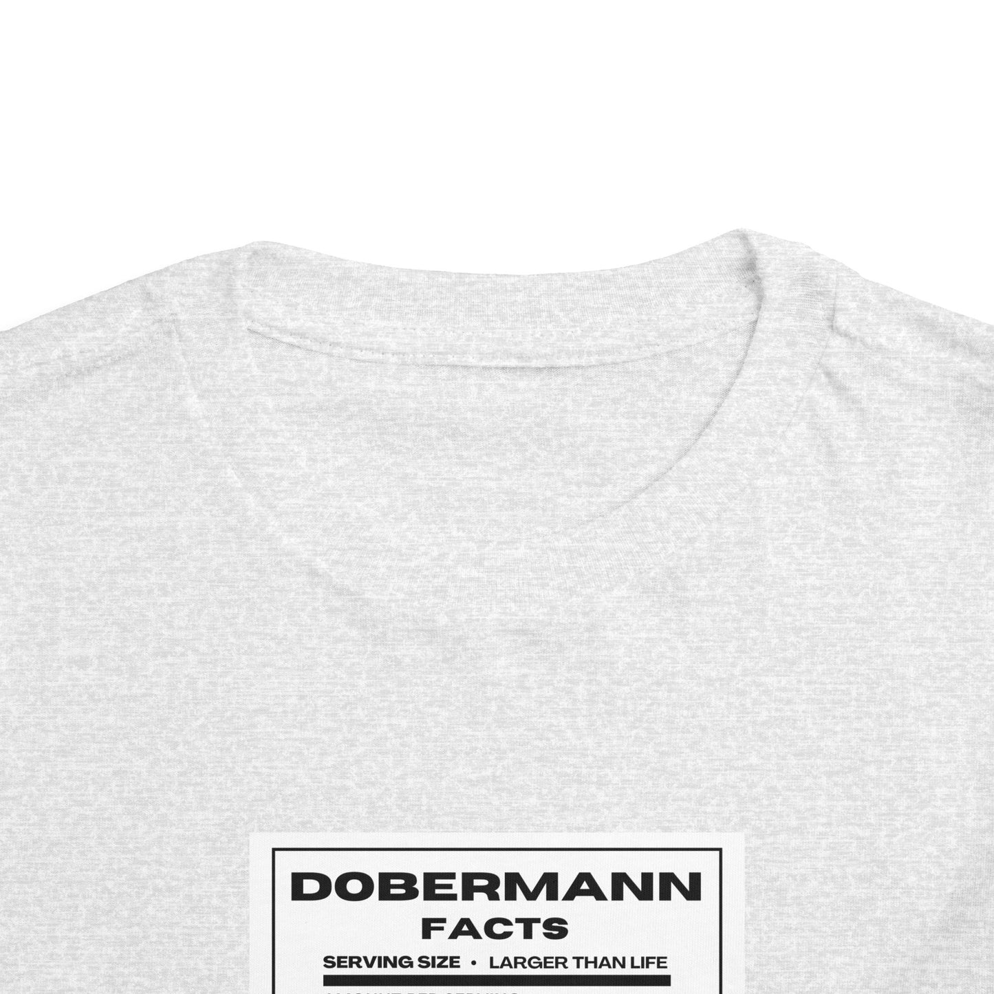 Dobermann Facts 1 Toddler Short Sleeve Tee