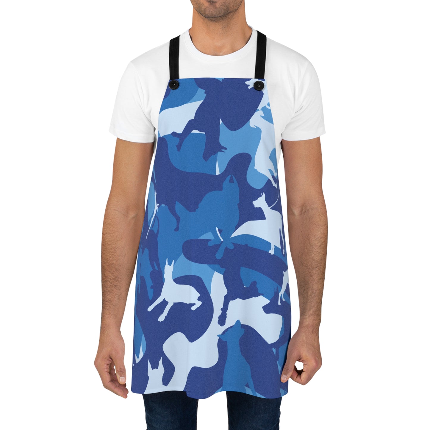 Doberman Camo Pattern 2 Apron (AOP)