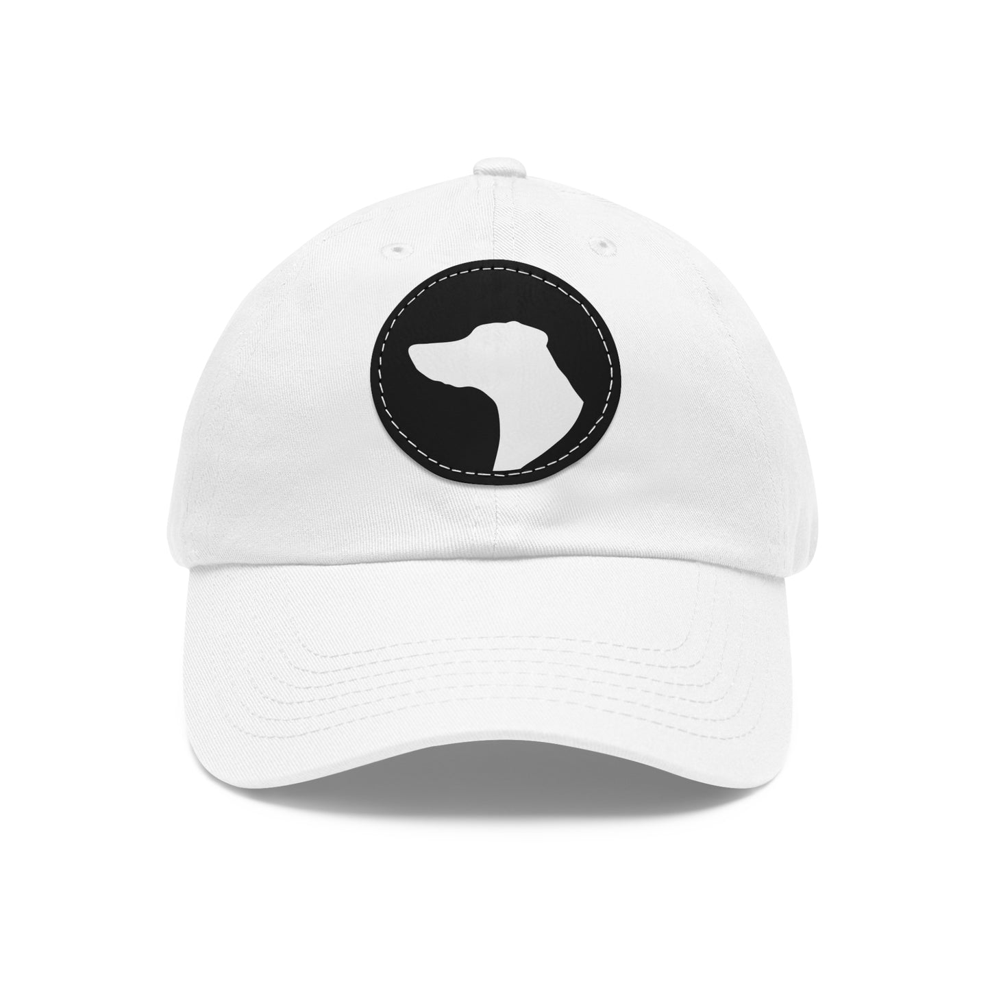 N 1 Dad Hat with Leather Patch (Round)