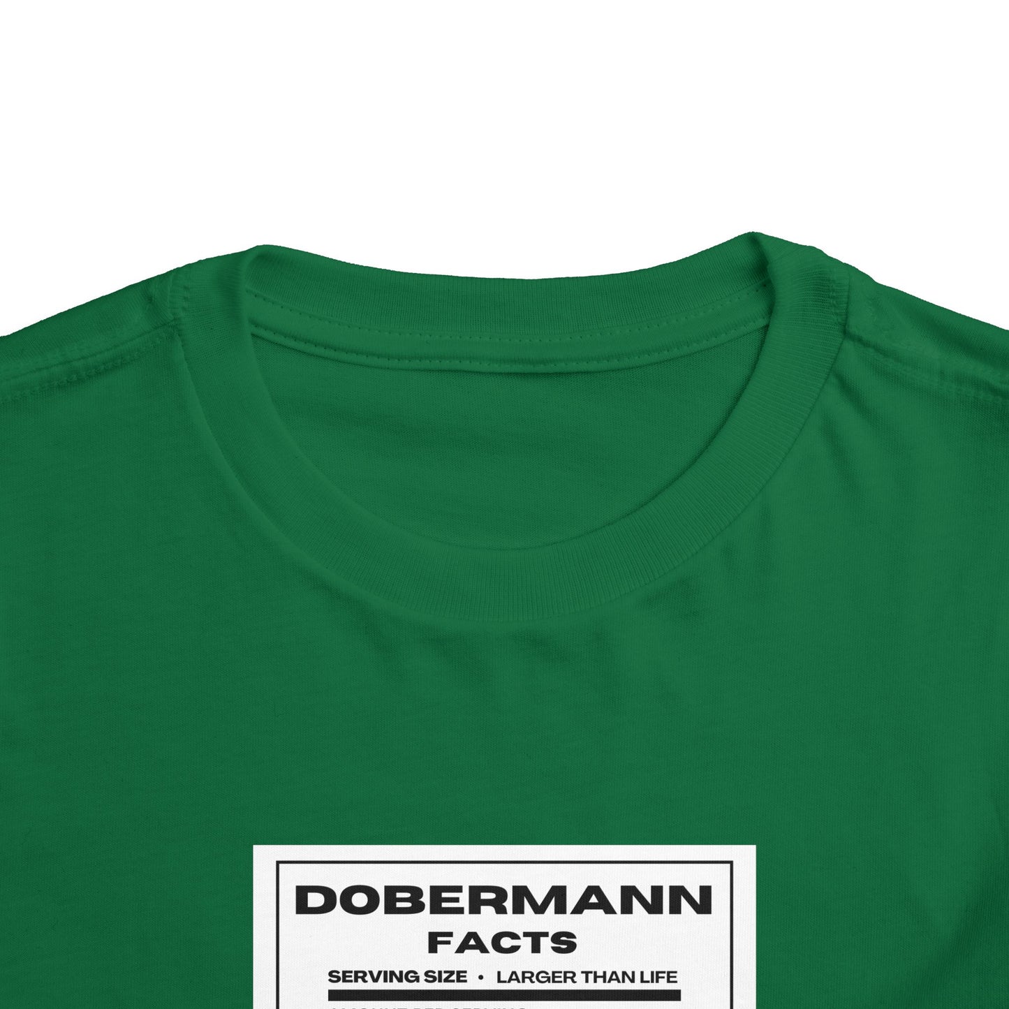 Dobermann Facts 1 Toddler Short Sleeve Tee