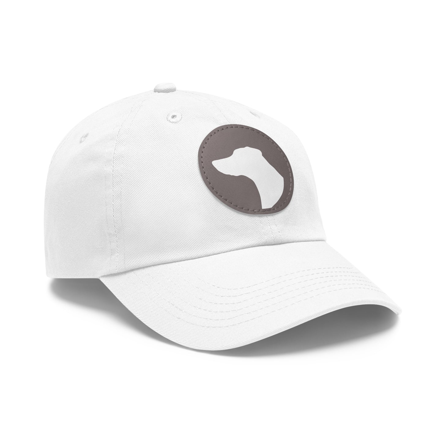 N 1 Dad Hat with Leather Patch (Round)