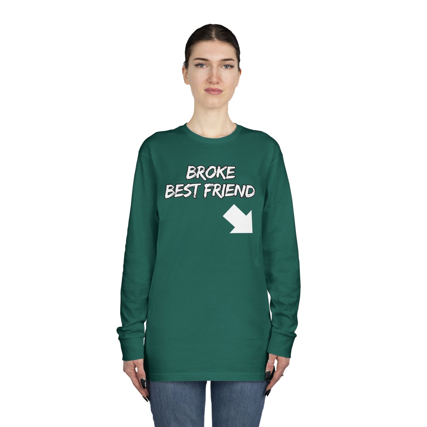Bestfriend 1| Long Sleeve Crewneck Tee