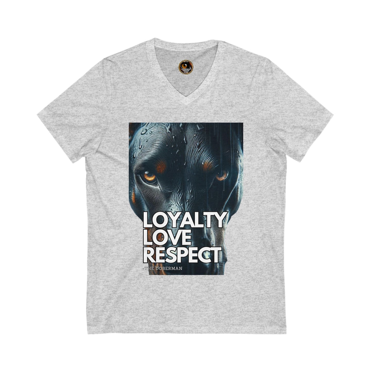 DTT 6 Private Label Unisex Jersey Short Sleeve V-Neck Tee
