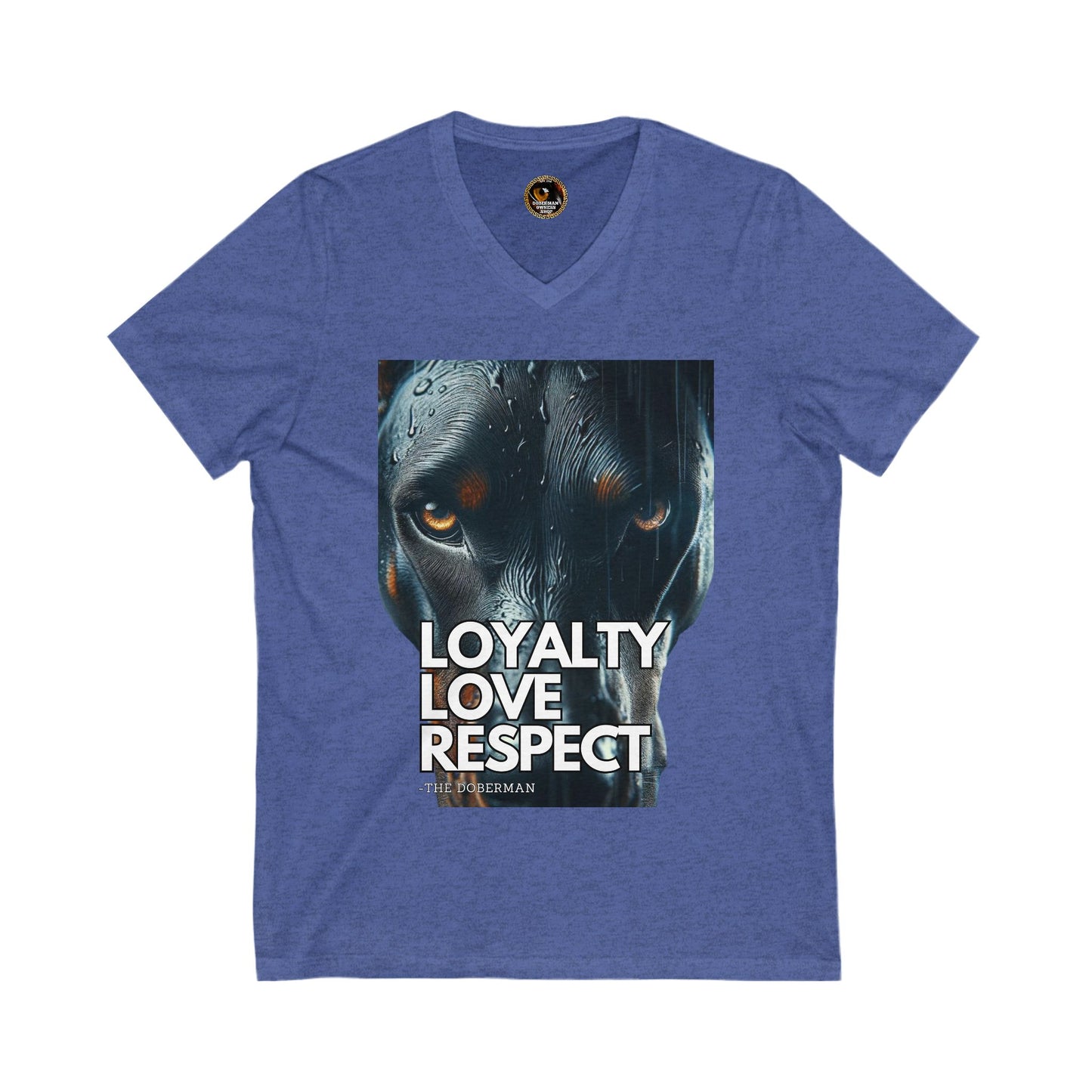 DTT 6 Private Label Unisex Jersey Short Sleeve V-Neck Tee