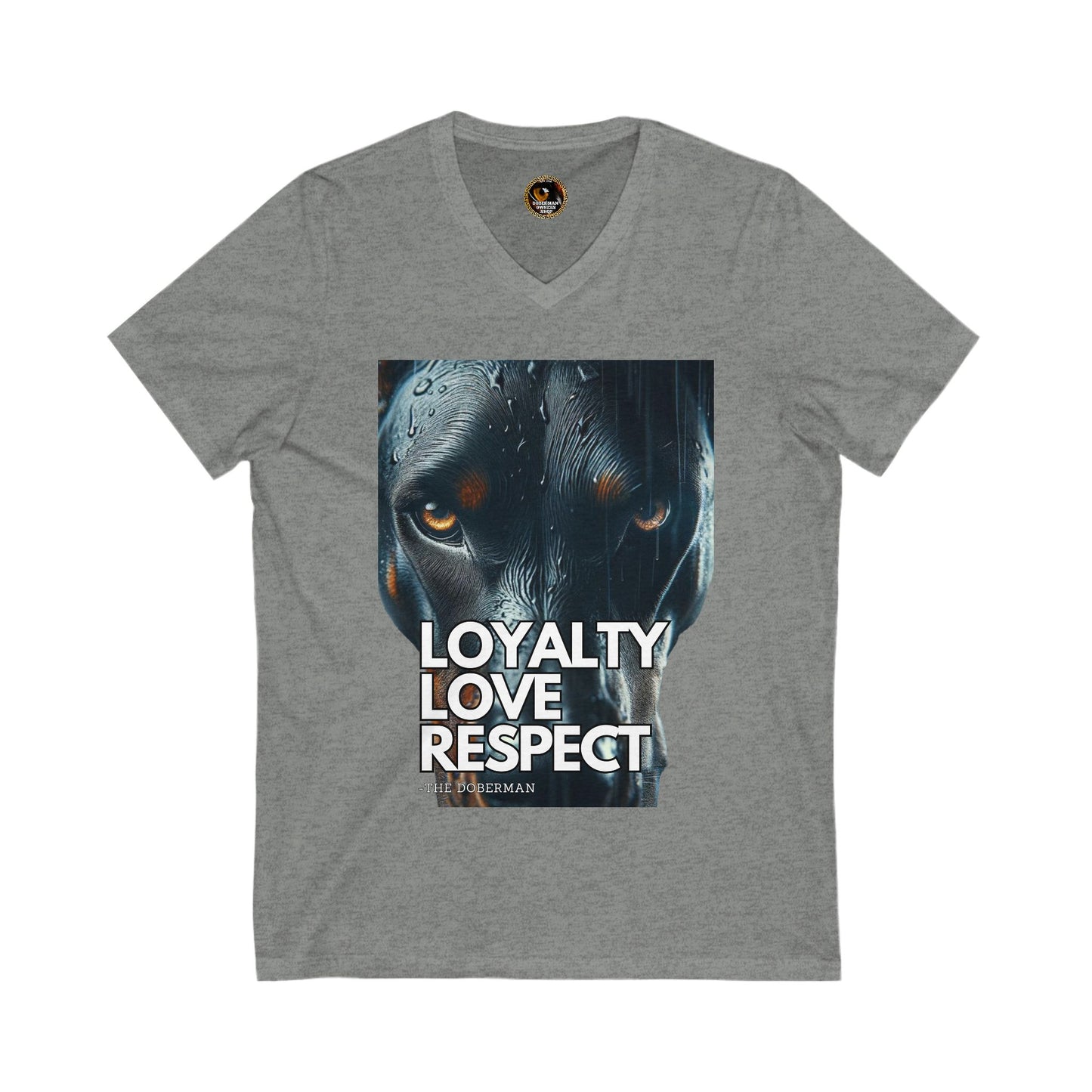 DTT 6 Private Label Unisex Jersey Short Sleeve V-Neck Tee