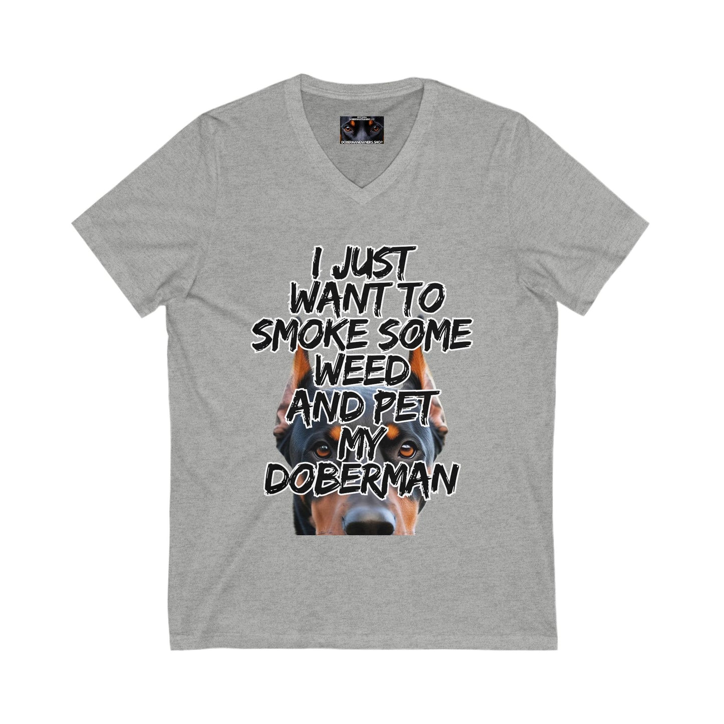 Just 2 Unisex Jersey Short Sleeve V-Neck Tee