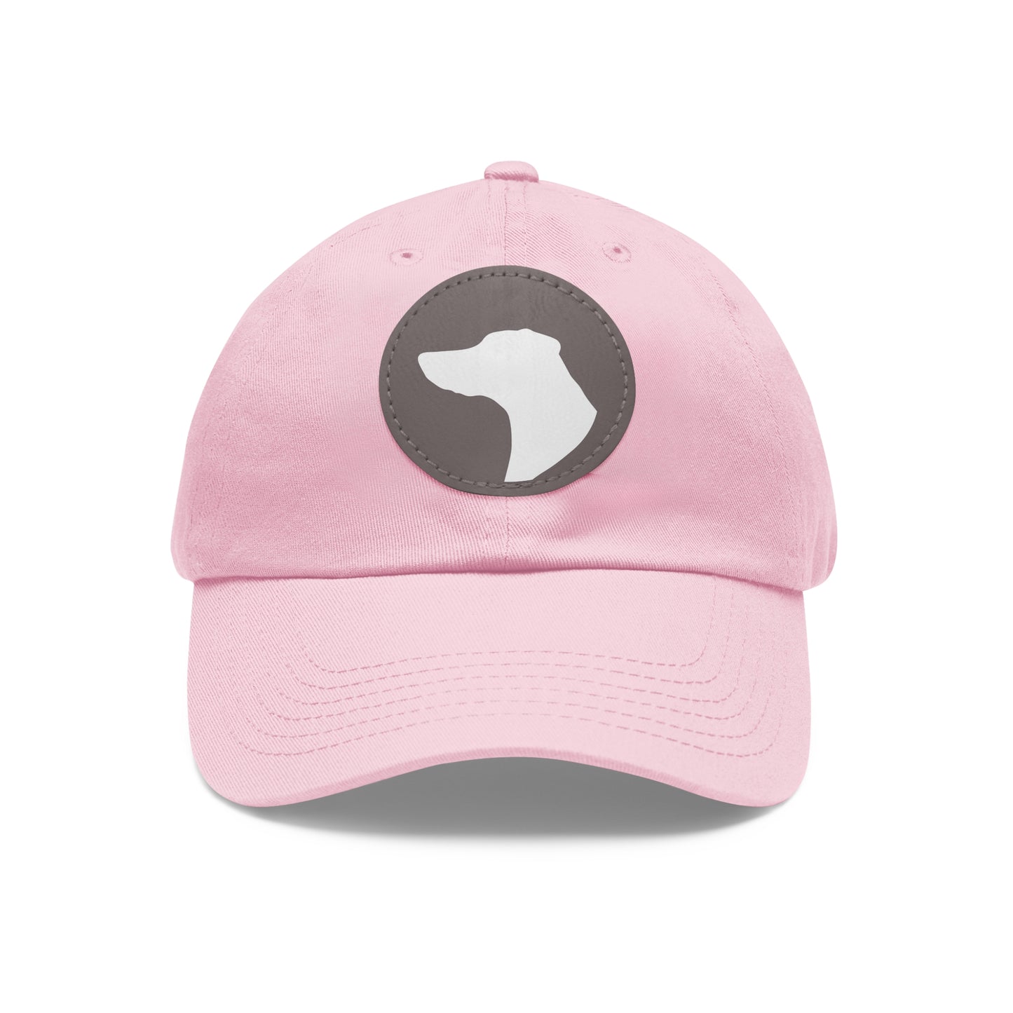 N 1 Dad Hat with Leather Patch (Round)