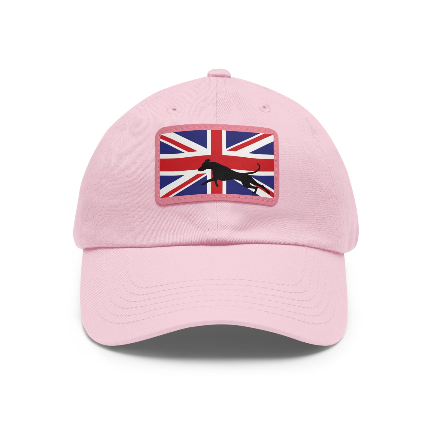 Doberman UK Protect 2 Dad Hat with Leather Patch (Rectangle)