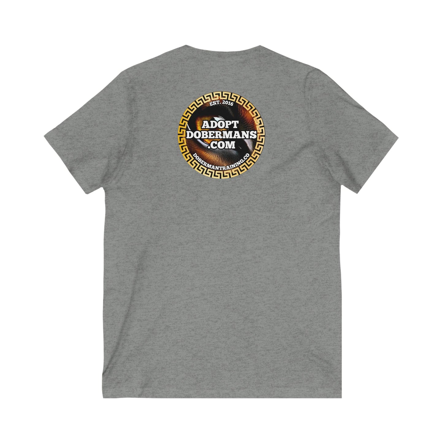 Doberman Edition 1 Special Edition Private Label Unisex Jersey Short Sleeve V-Neck Tee