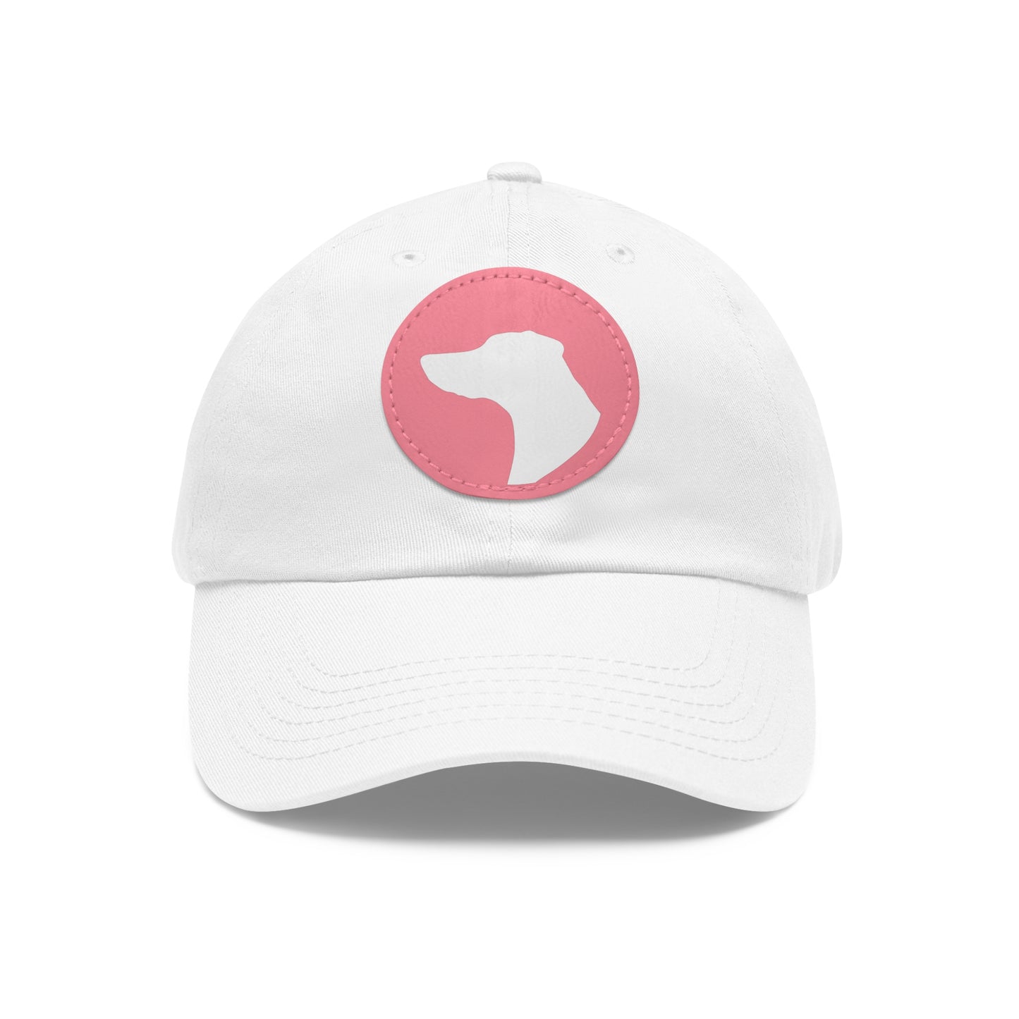 N 1 Dad Hat with Leather Patch (Round)