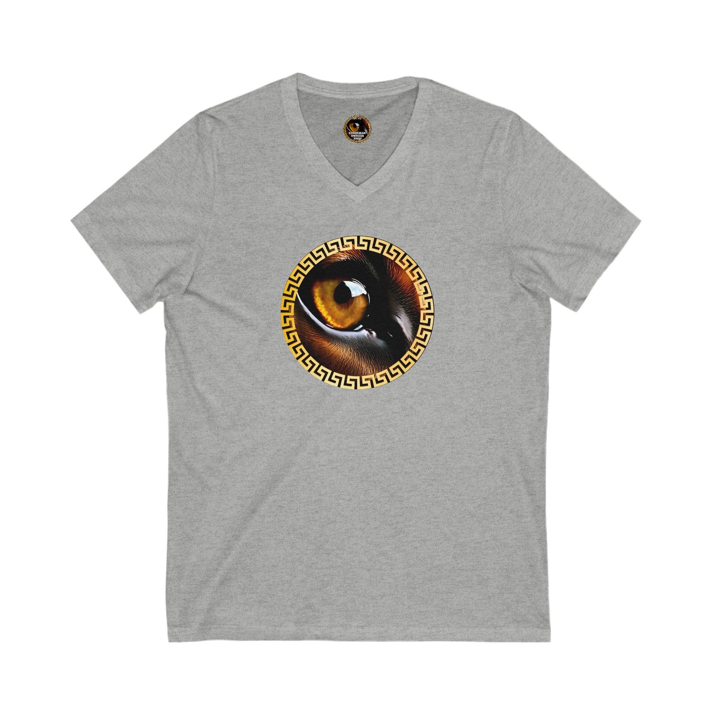 DTT 9 Private Label Unisex Jersey Short Sleeve V-Neck Tee