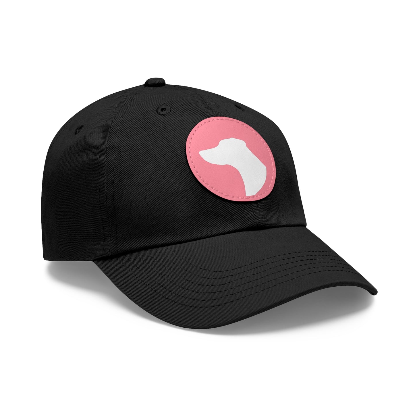 N 1 Dad Hat with Leather Patch (Round)