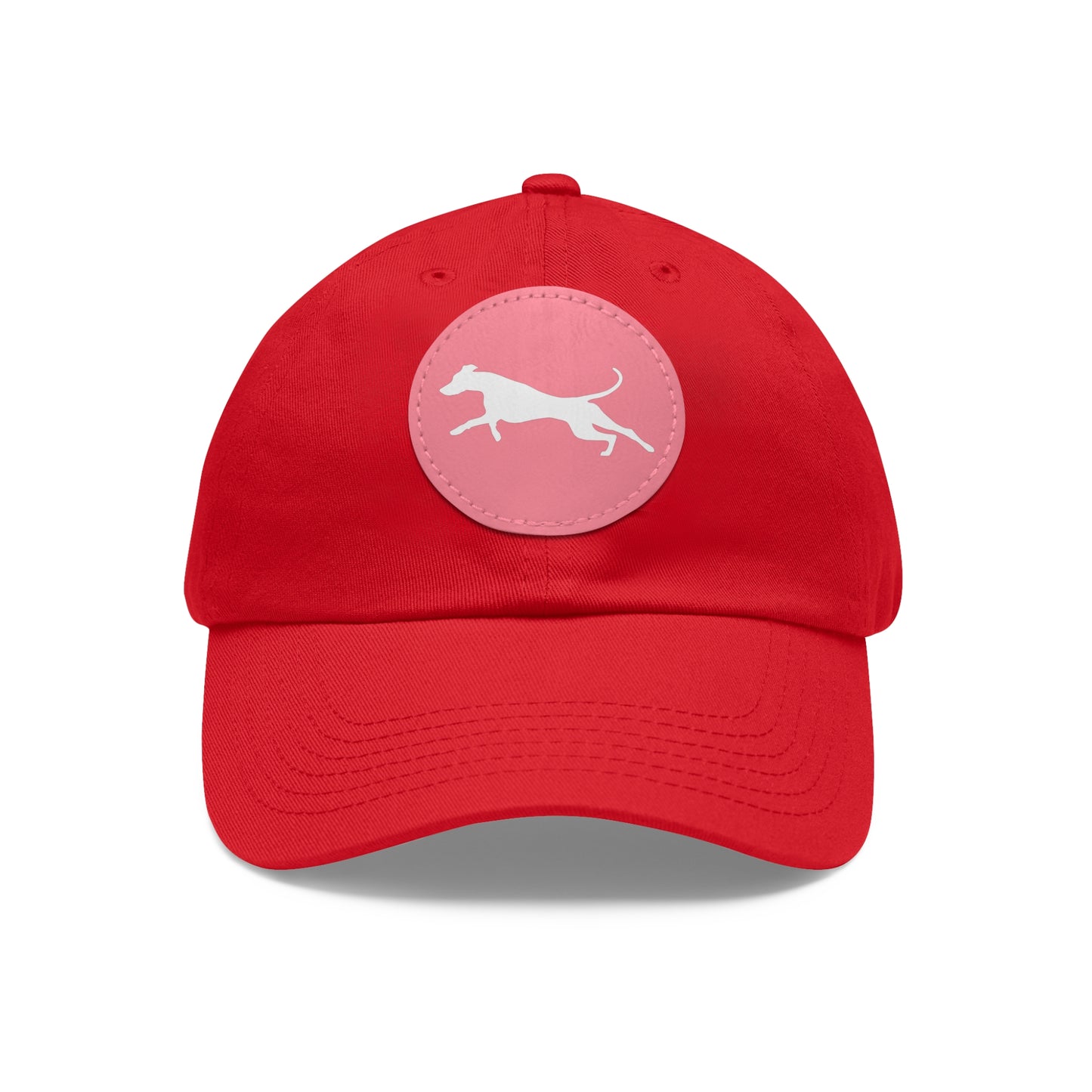 N 3 Dad Hat with Leather Patch (Round)