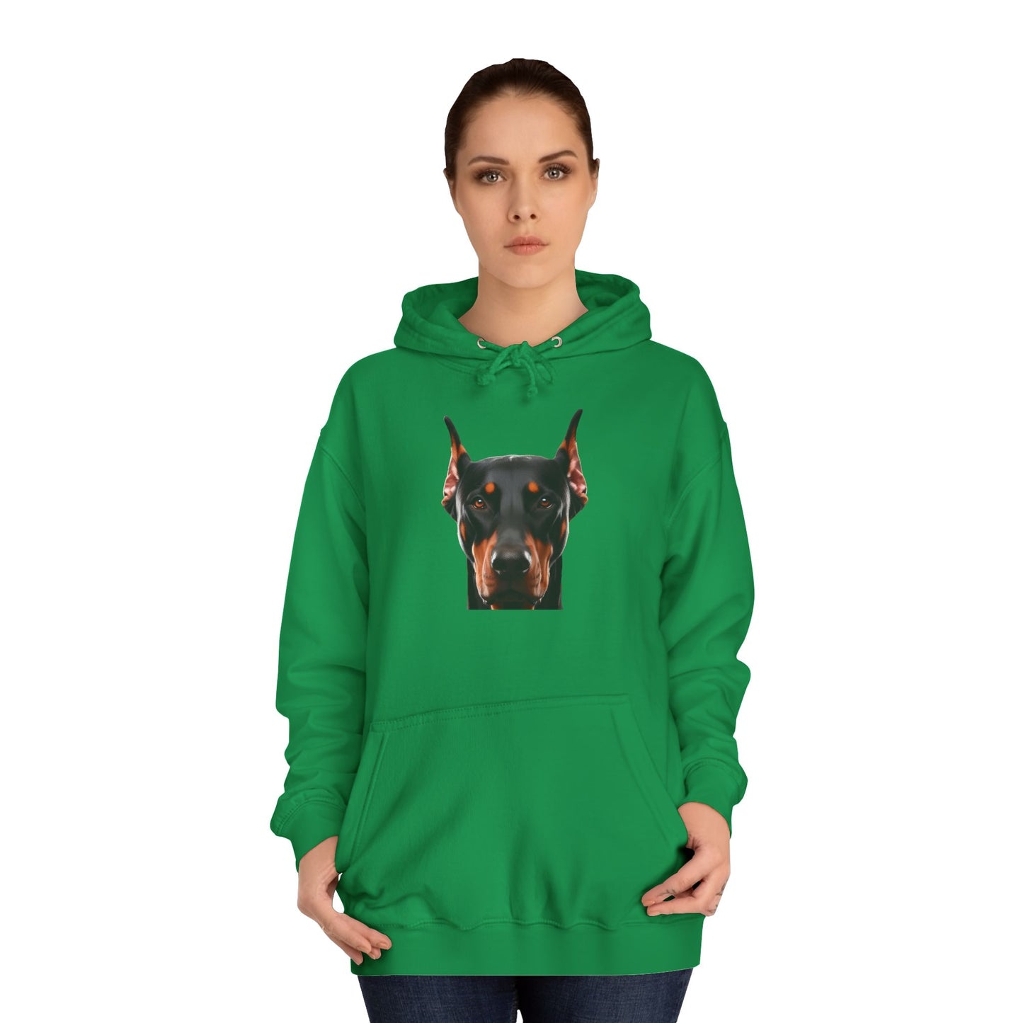 Doberman 1 Unisex College Hoodie