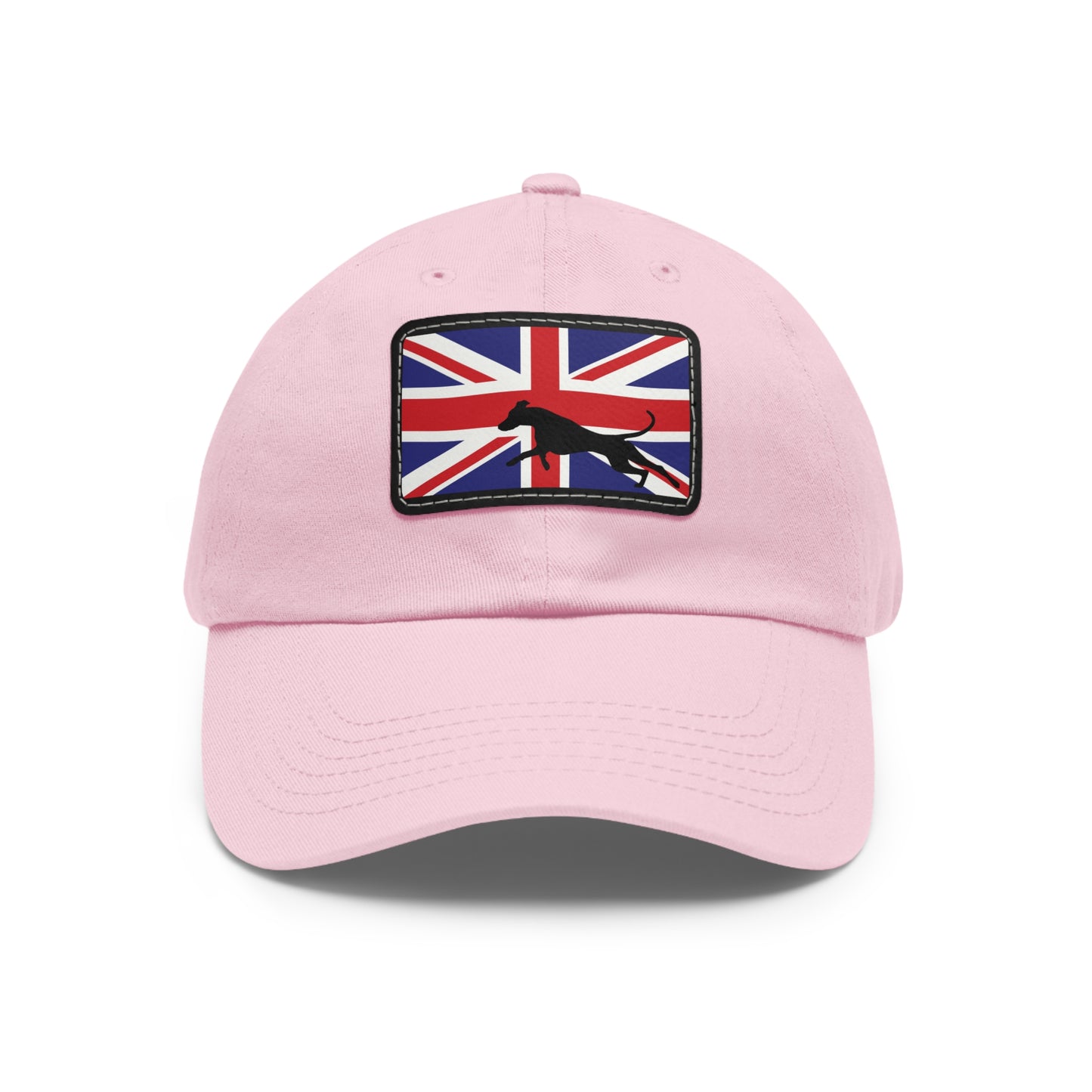 Doberman UK Protect 2 Dad Hat with Leather Patch (Rectangle)