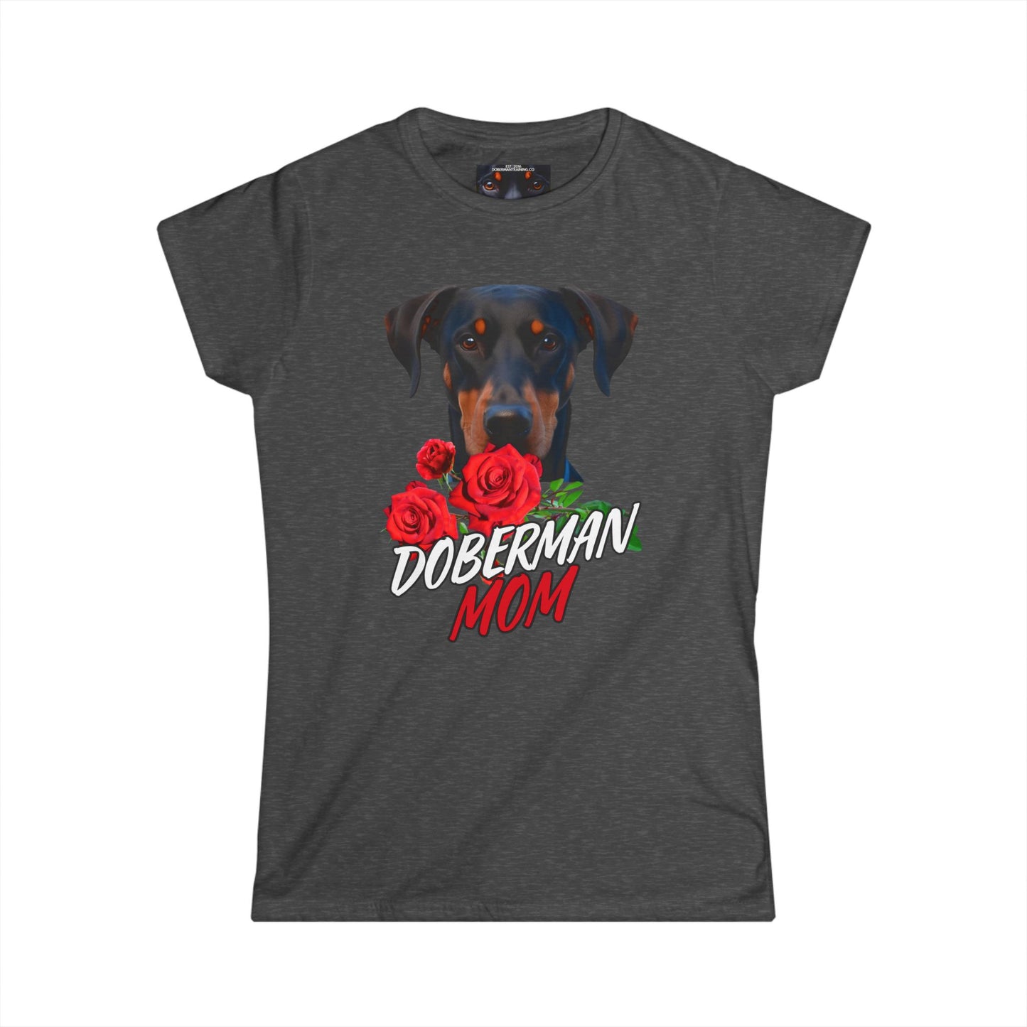 Dobie Mom 1 Women's Softstyle Tee
