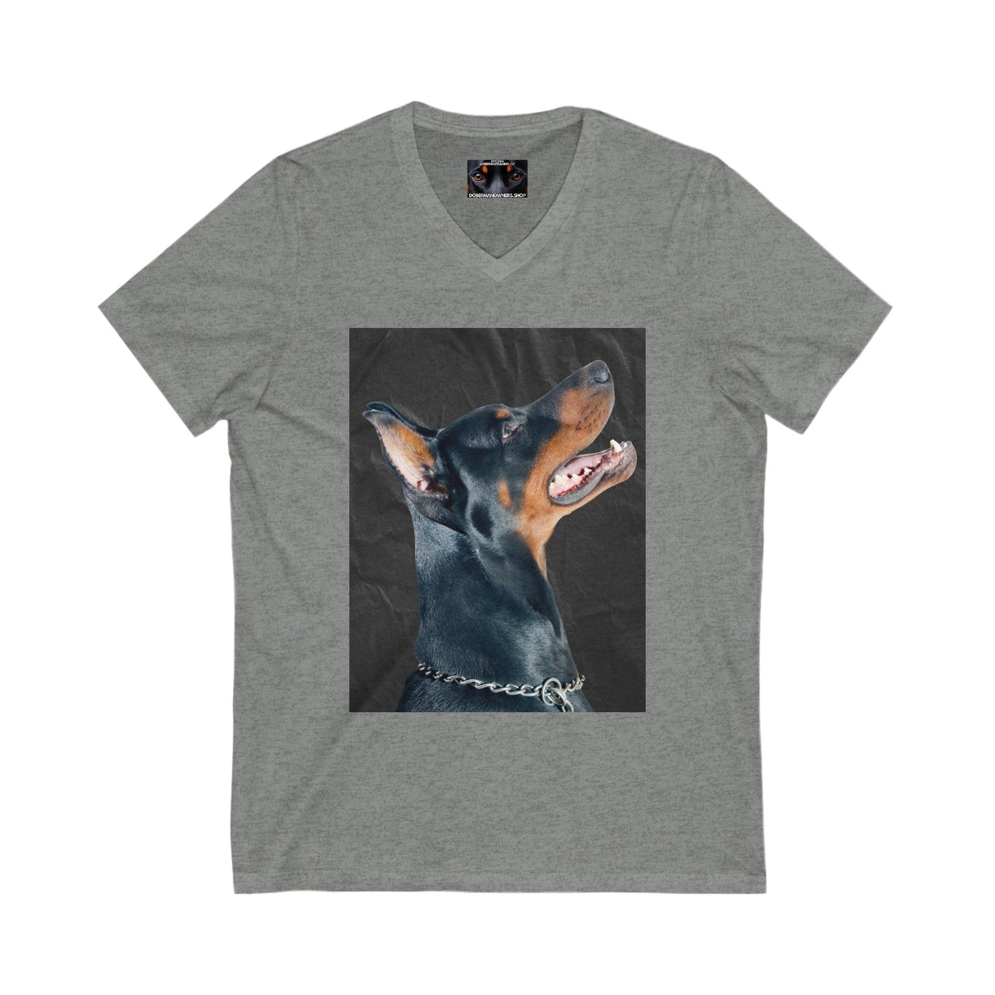 The Sit Private Label Unisex Jersey Short Sleeve V-Neck Tee