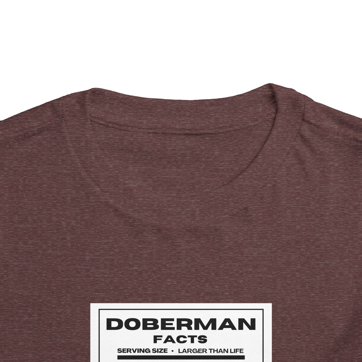 Doberman Facts 1 Toddler Short Sleeve Tee