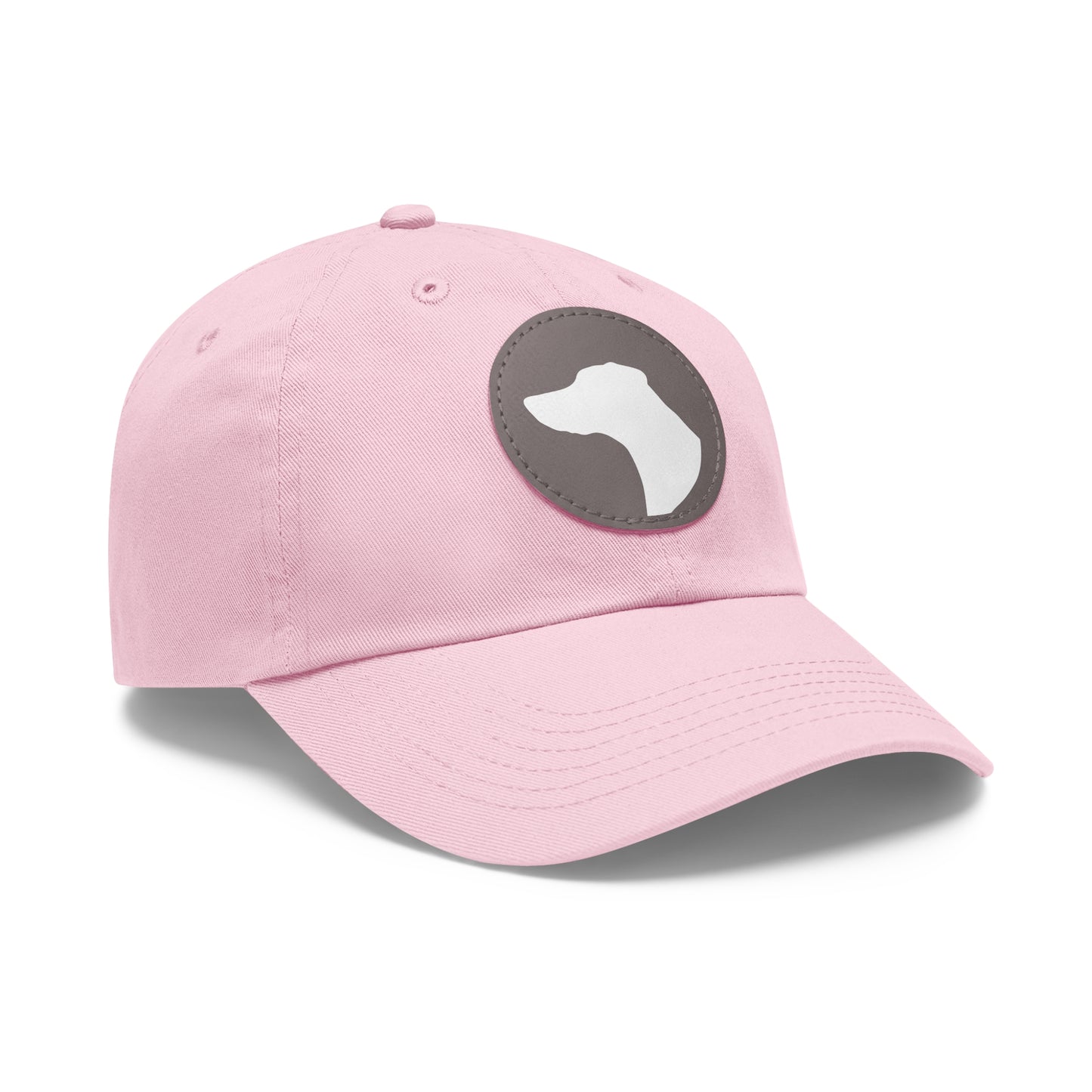 N 1 Dad Hat with Leather Patch (Round)