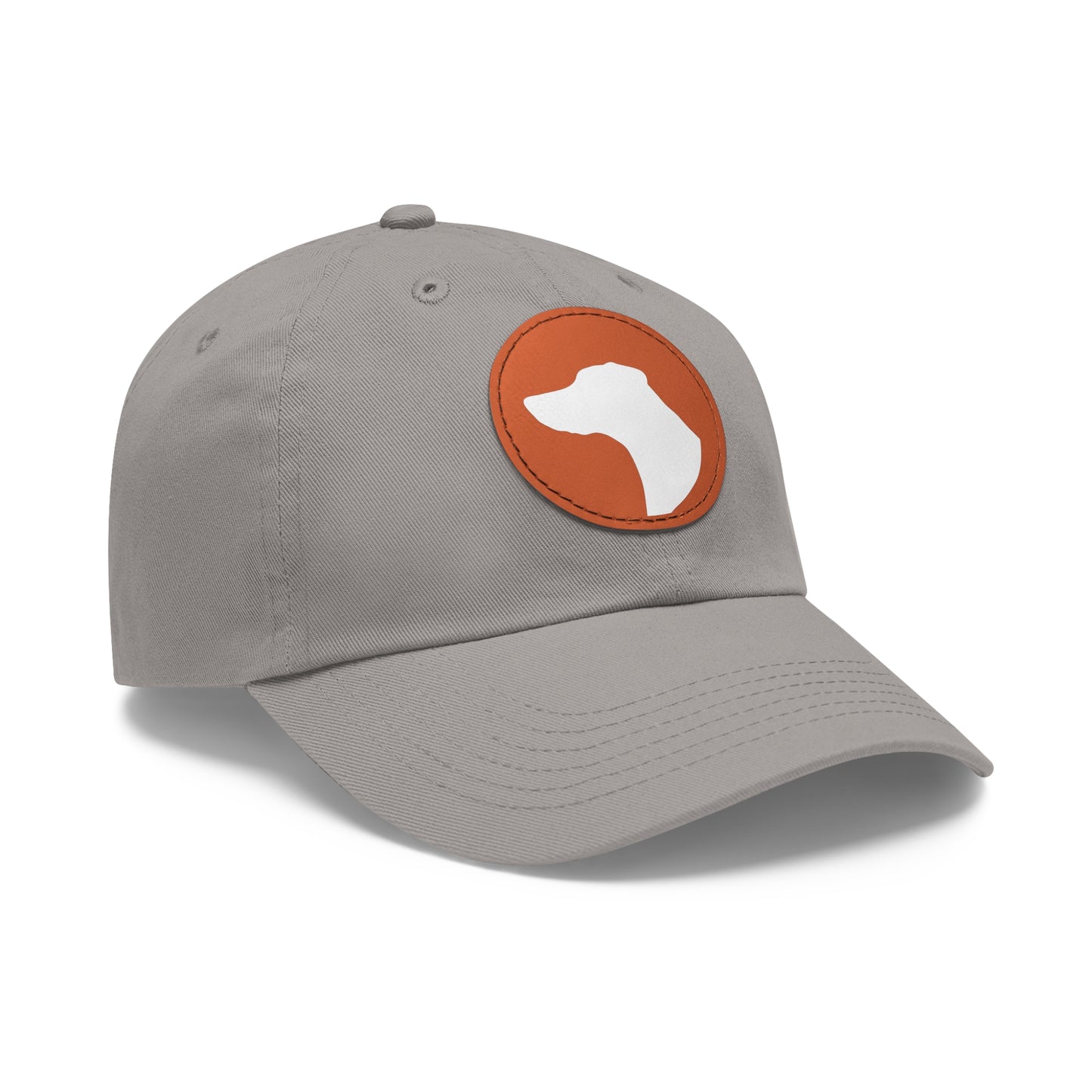 N 1 Dad Hat with Leather Patch (Round)