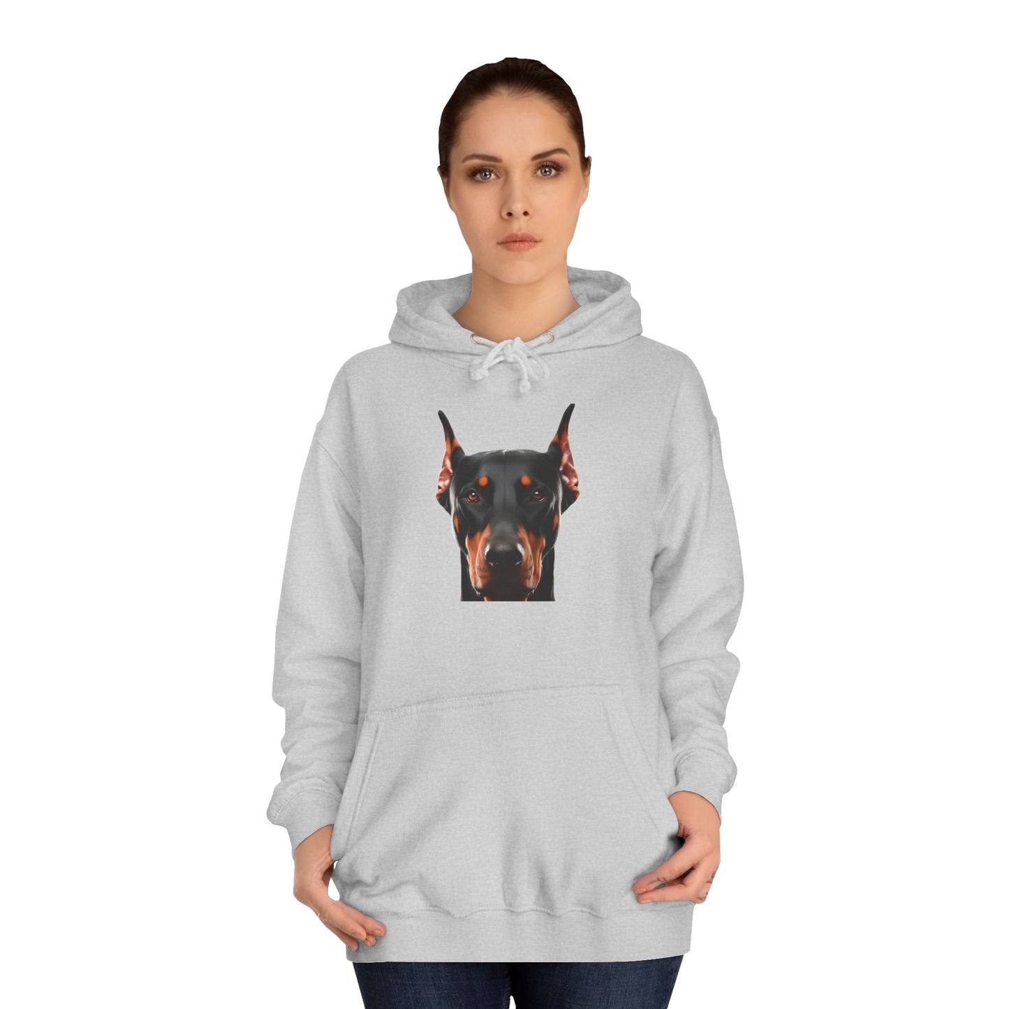 Doberman 1 Unisex College Hoodie