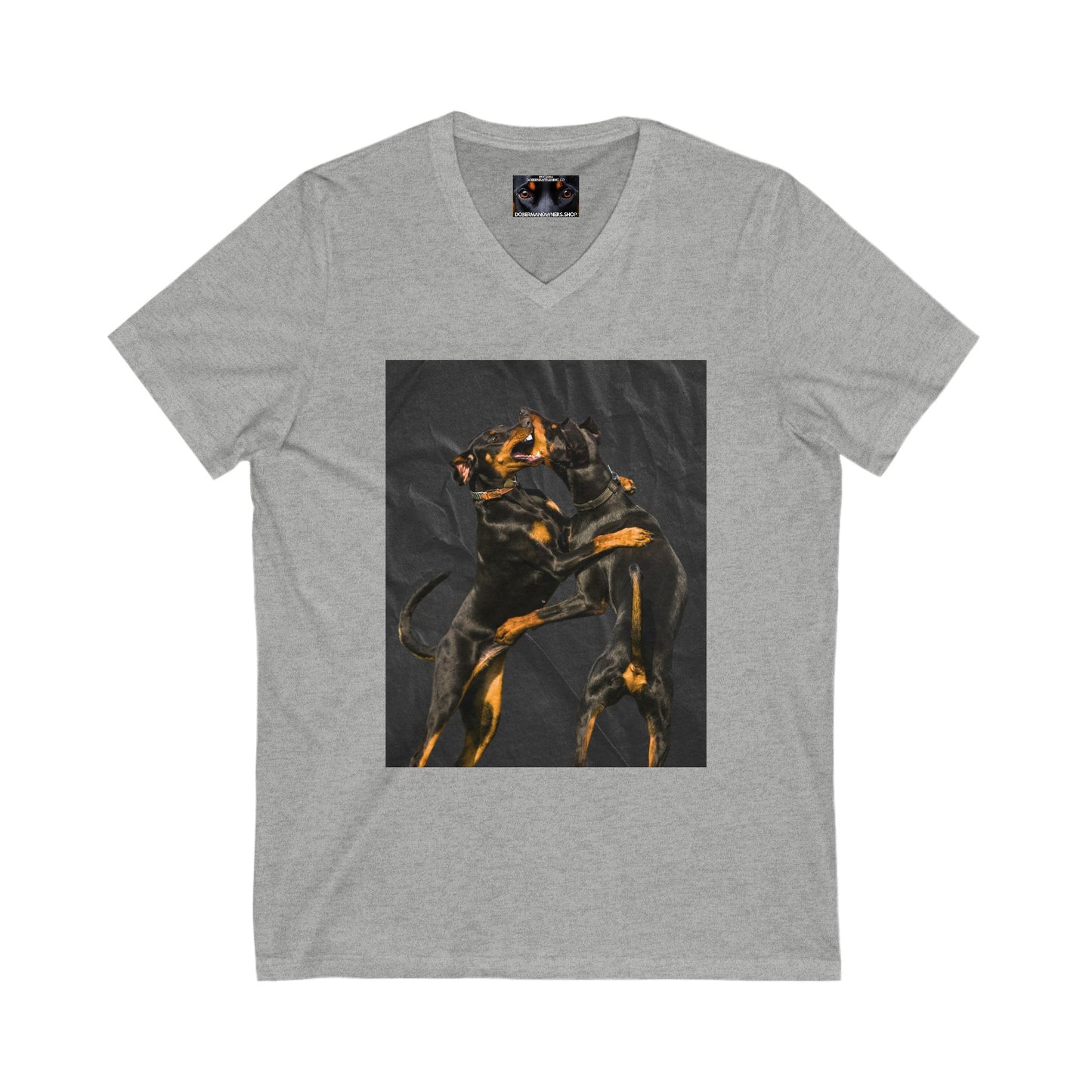 The Dance Private Label Unisex Jersey Short Sleeve V-Neck Tee