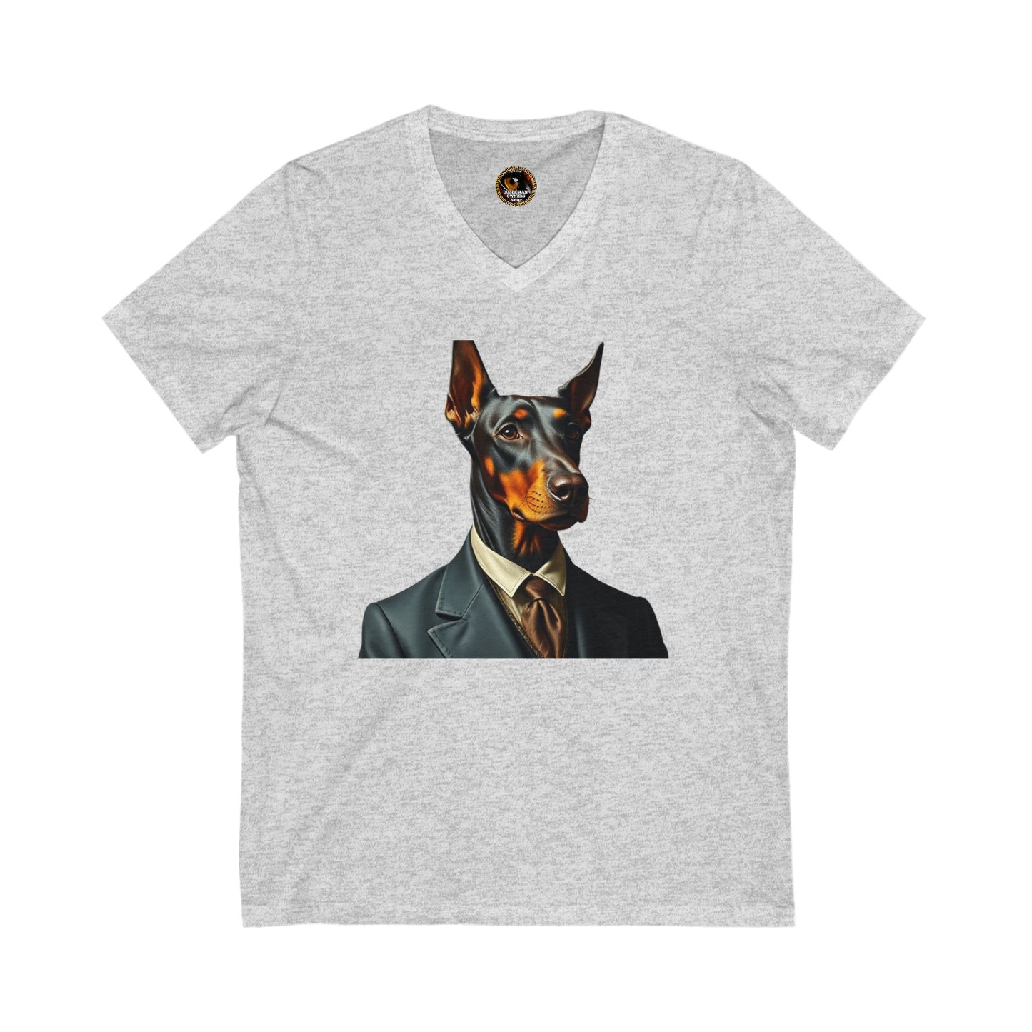 DTT 8 Private Label Unisex Jersey Short Sleeve V-Neck Tee
