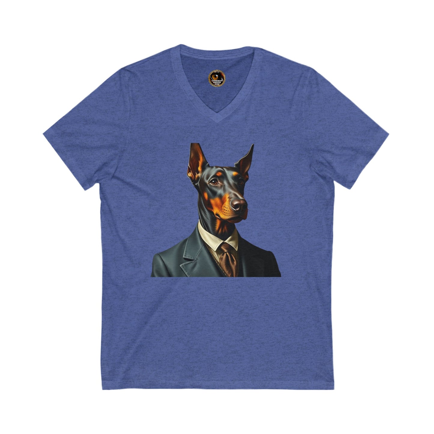 DTT 8 Private Label Unisex Jersey Short Sleeve V-Neck Tee