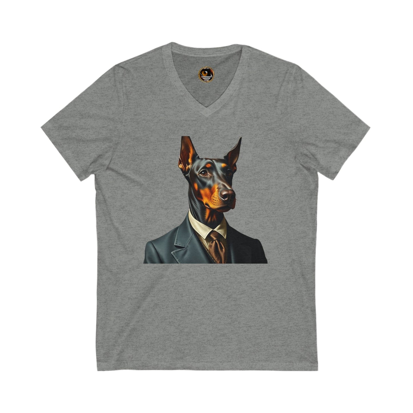 DTT 8 Private Label Unisex Jersey Short Sleeve V-Neck Tee