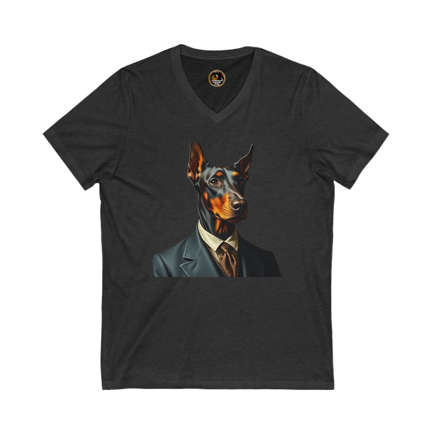 DTT 8 Private Label Unisex Jersey Short Sleeve V-Neck Tee