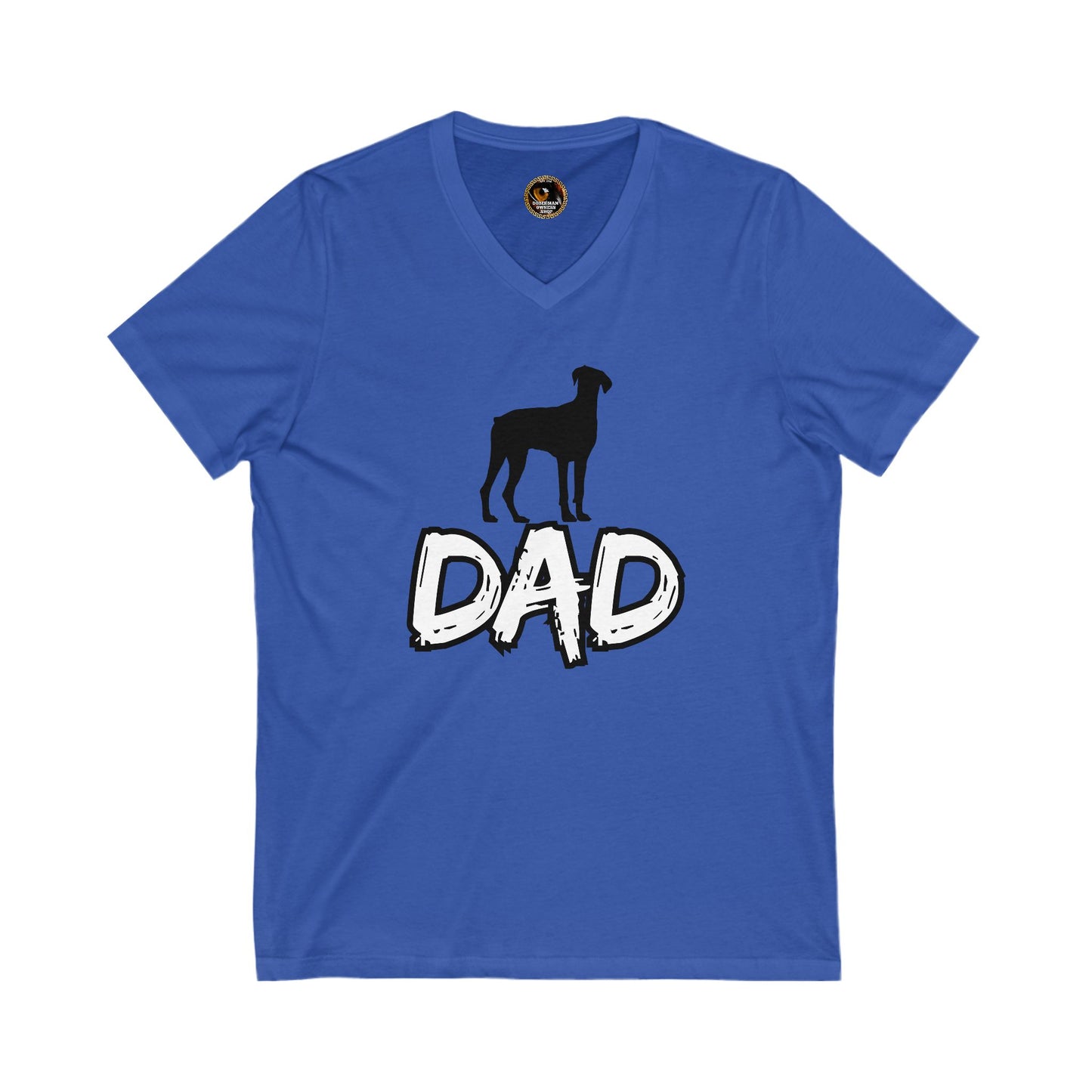 Dad 1 Special Edition Private Label Unisex Jersey Short Sleeve V-Neck Tee