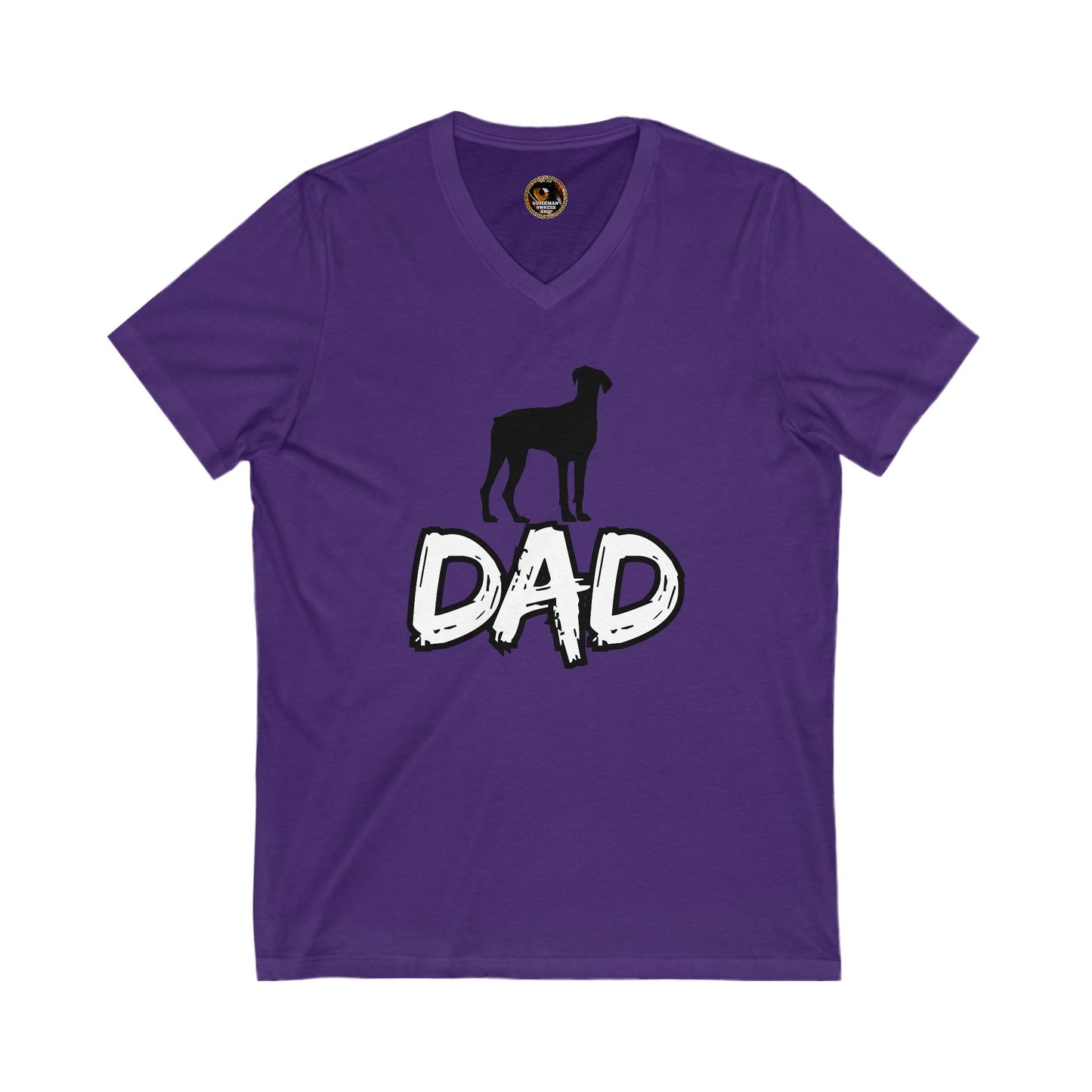 Dad 1 Special Edition Private Label Unisex Jersey Short Sleeve V-Neck Tee