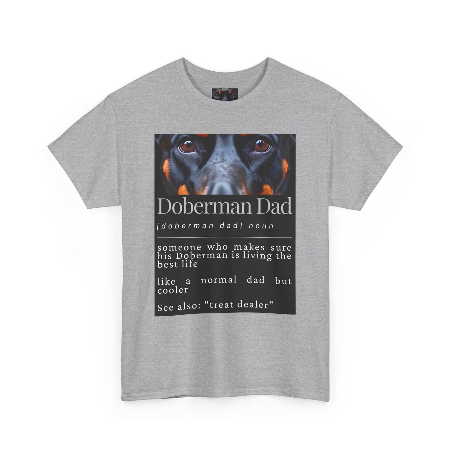 Doberman Dad S1 Private Lable Unisex Heavy Cotton Tee