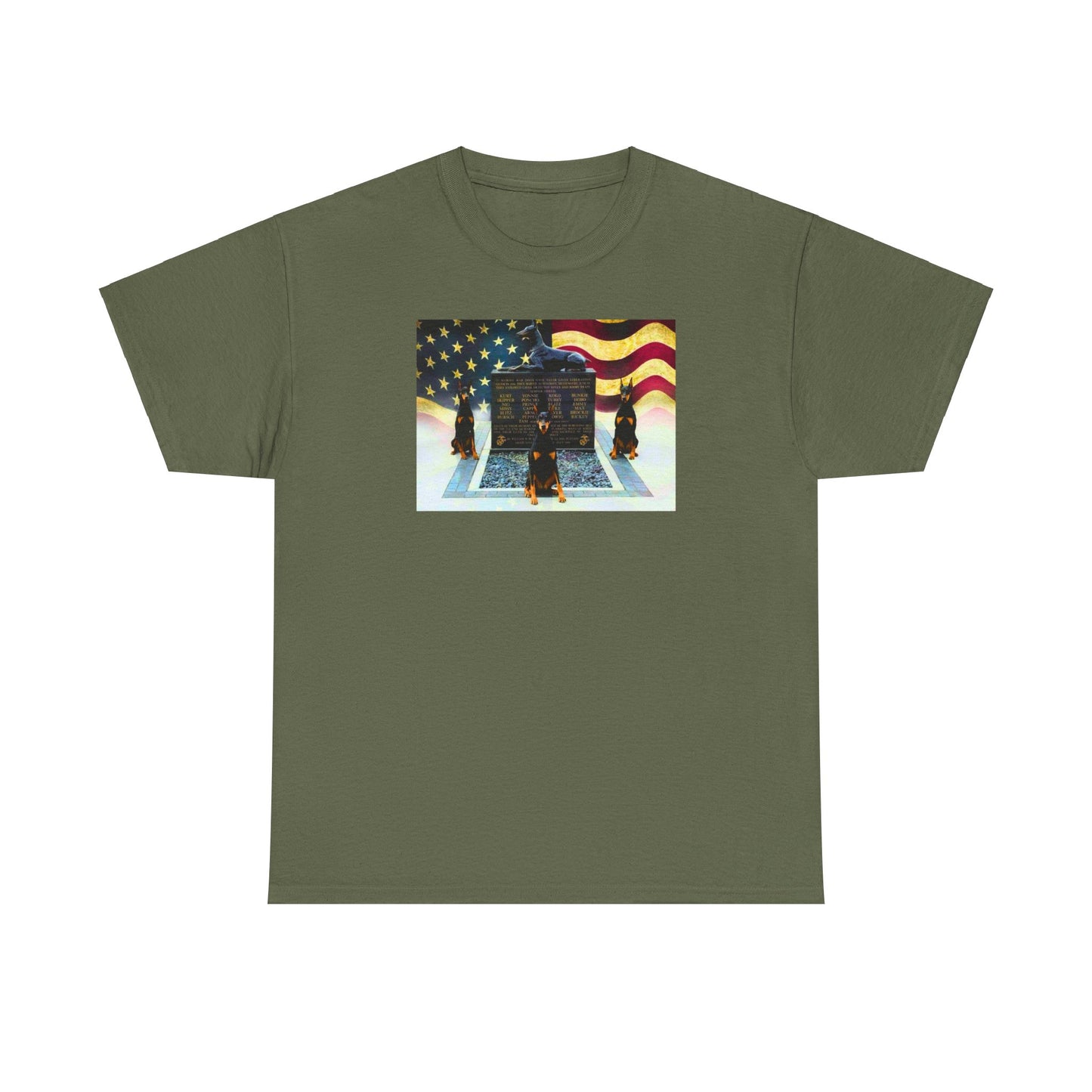 Doberman Memorial 1 2025 Unisex Heavy Cotton Tee