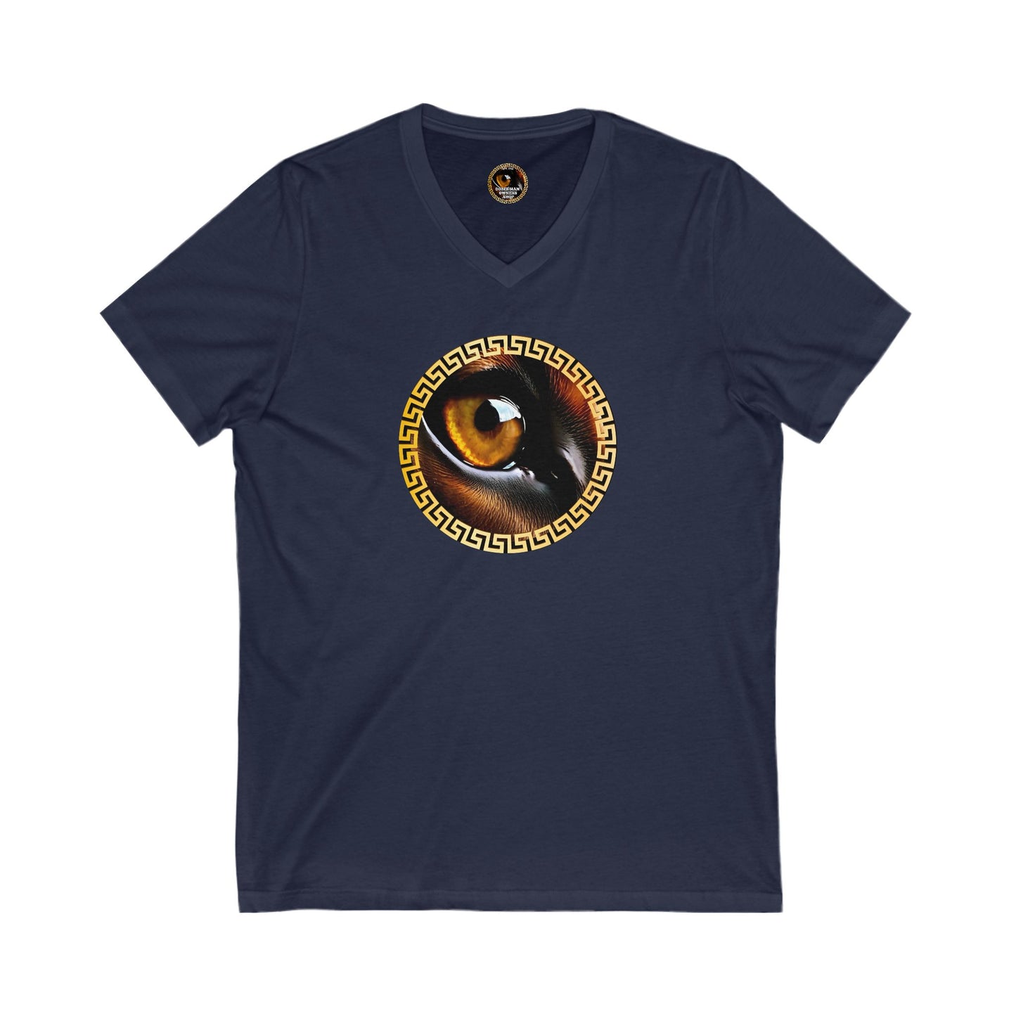 DTT 9 Private Label Unisex Jersey Short Sleeve V-Neck Tee