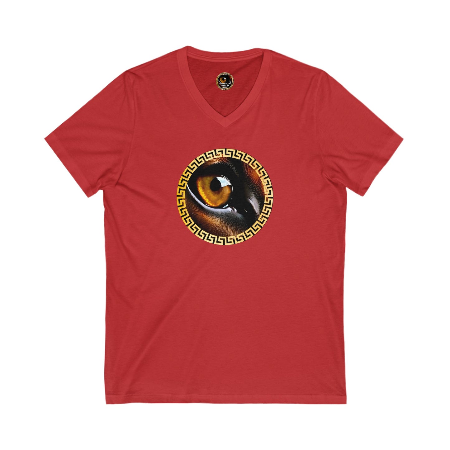 DTT 9 Private Label Unisex Jersey Short Sleeve V-Neck Tee