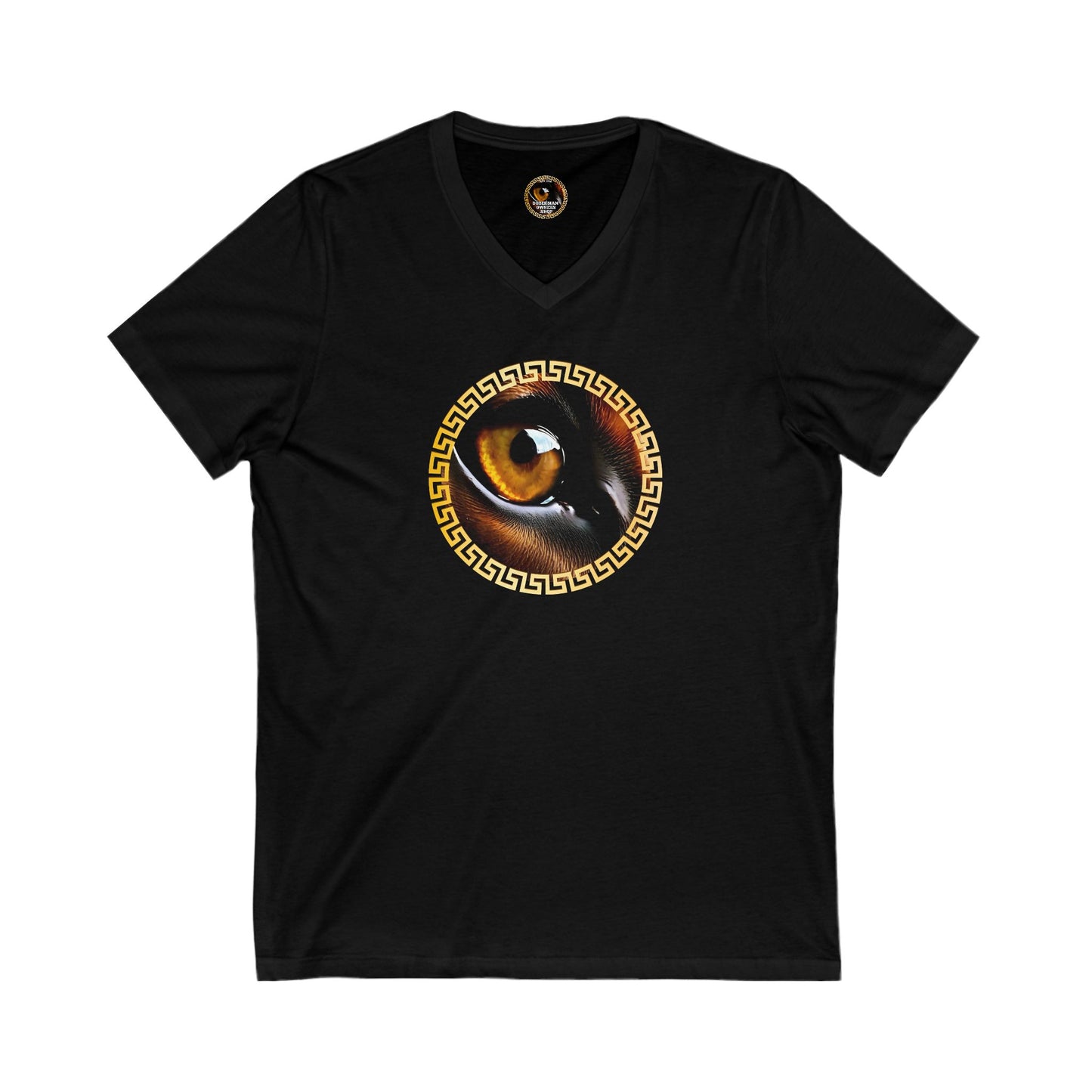 DTT 9 Private Label Unisex Jersey Short Sleeve V-Neck Tee