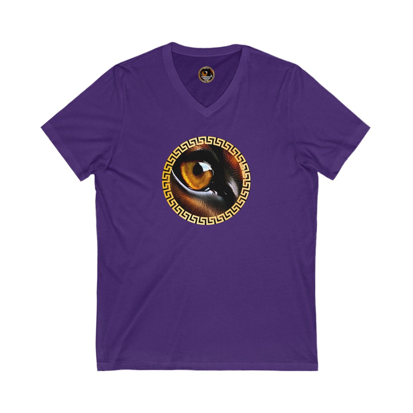 DTT 9 Private Label Unisex Jersey Short Sleeve V-Neck Tee