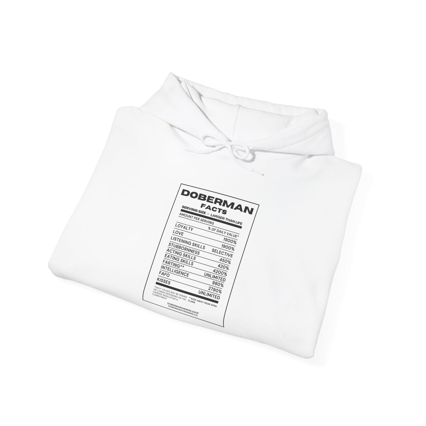 Doberman Facts 1 Unisex Heavy Blend™ Hooded Sweatshirt
