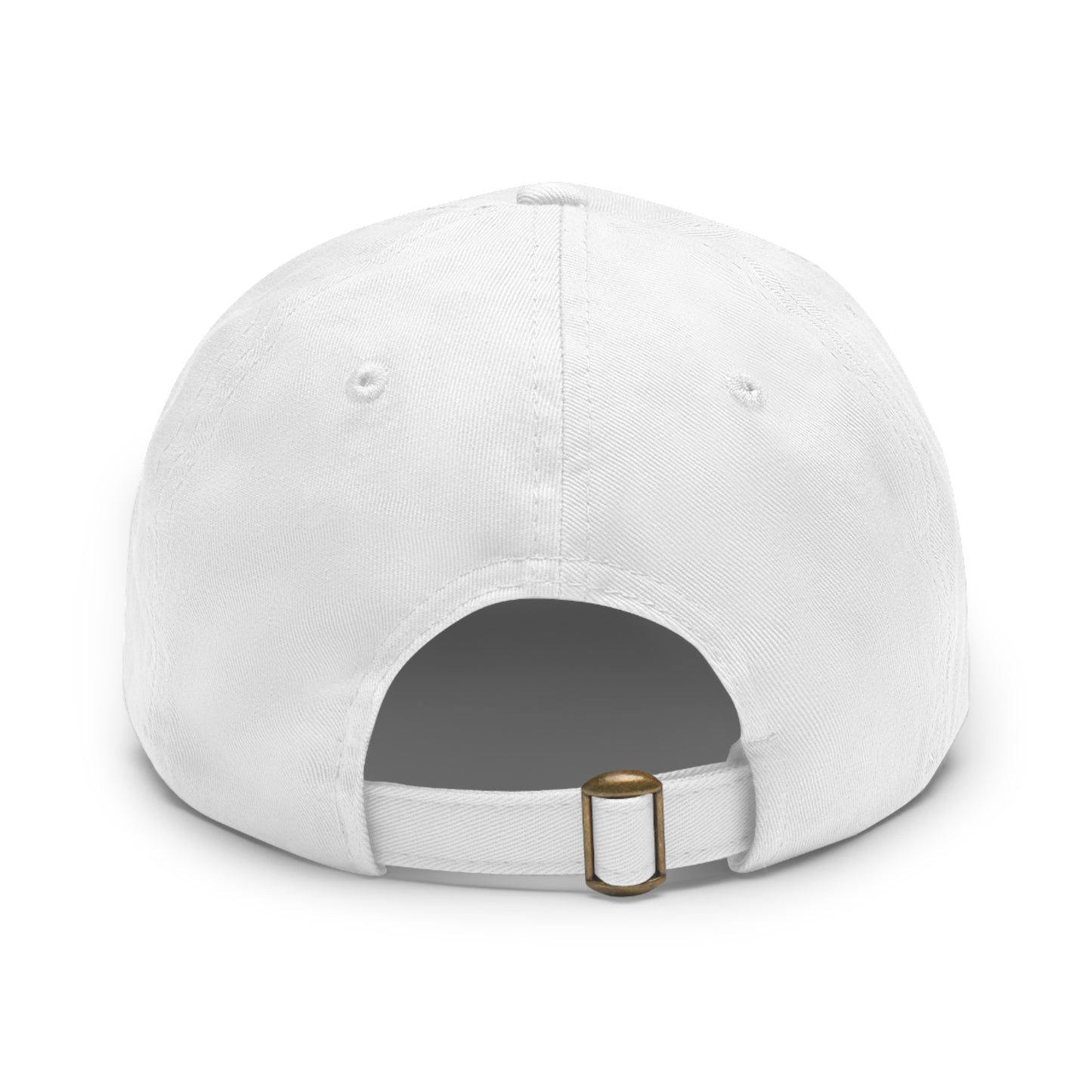 USA 1 Dad Hat with Leather Patch (Rectangle)