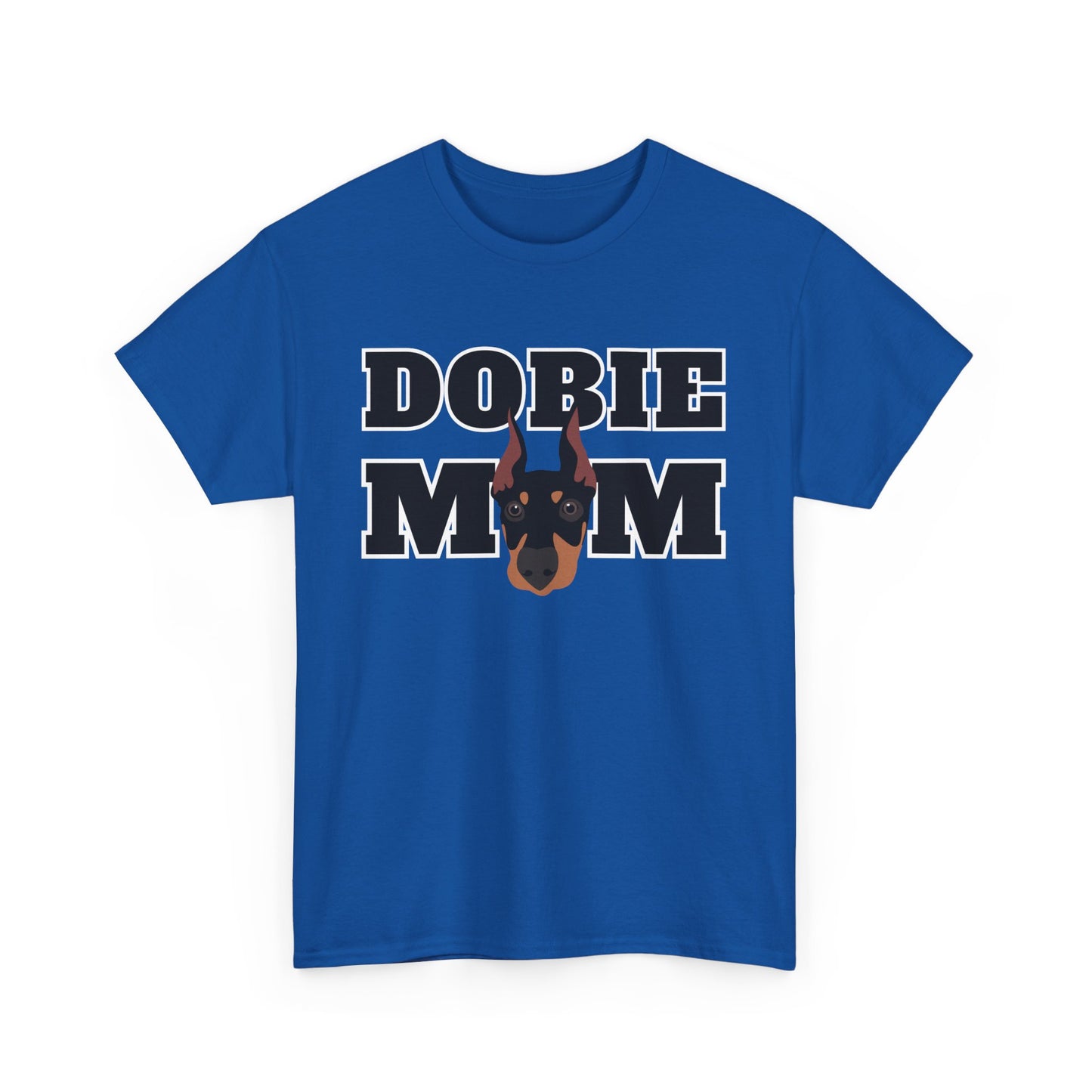 Dobie Mom 01 2025 Unisex Heavy Cotton Tee