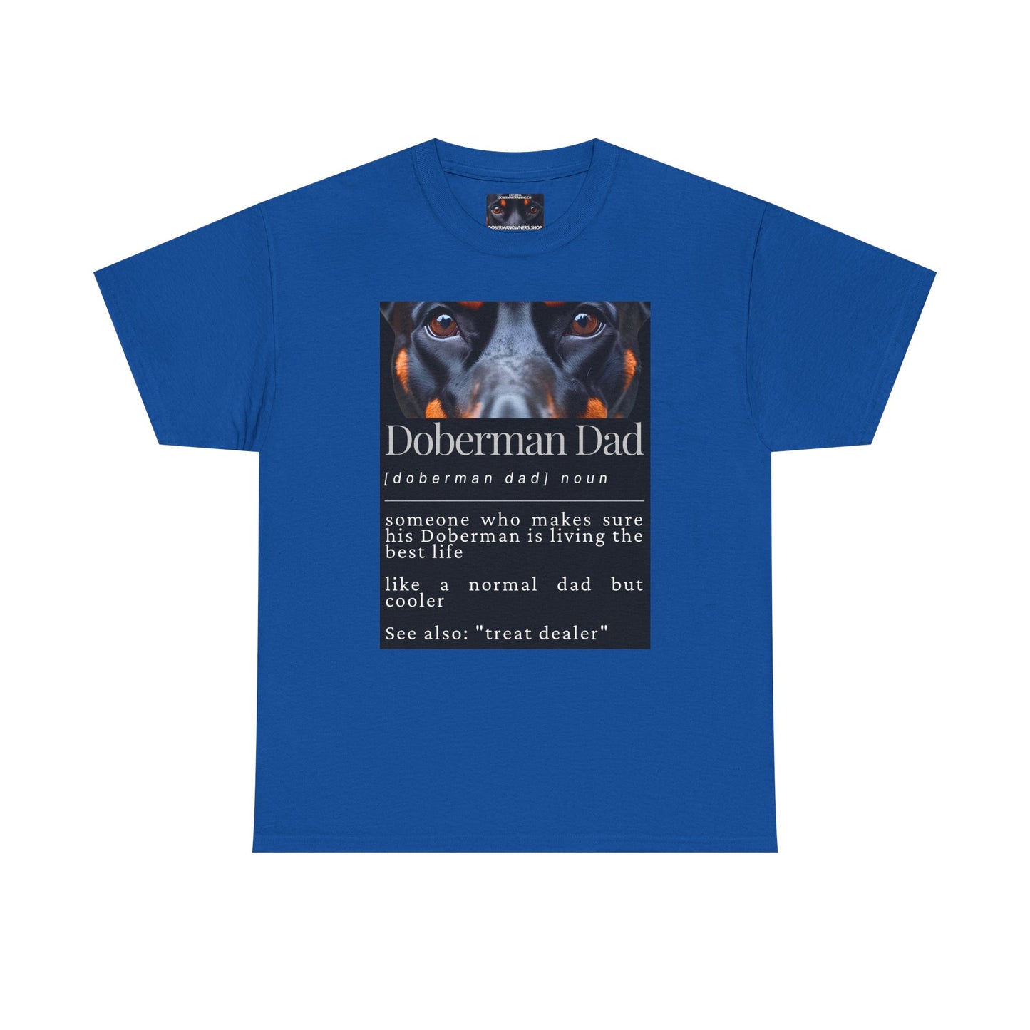 Doberman Dad S1 Private Lable Unisex Heavy Cotton Tee