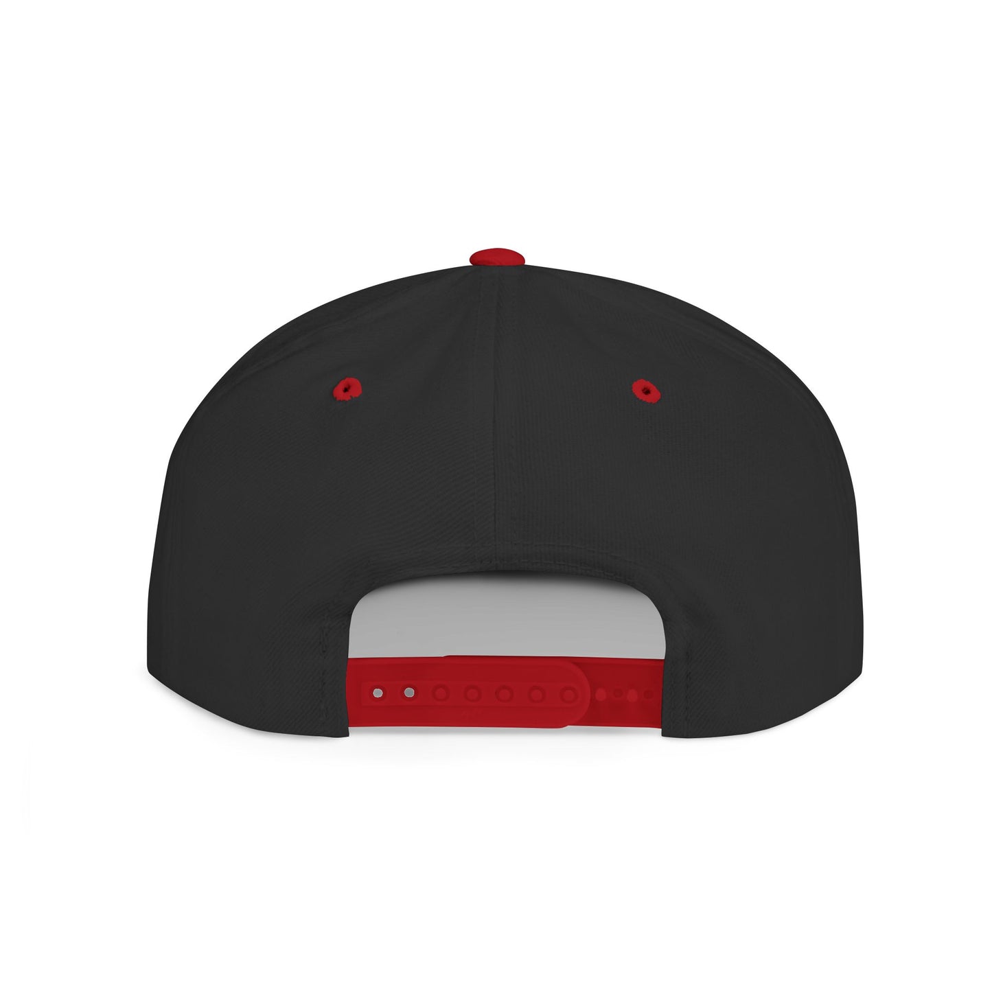 Custom Dog Silhouette Flat Bill Snapback Cap - Stylish Pet Lover Hat