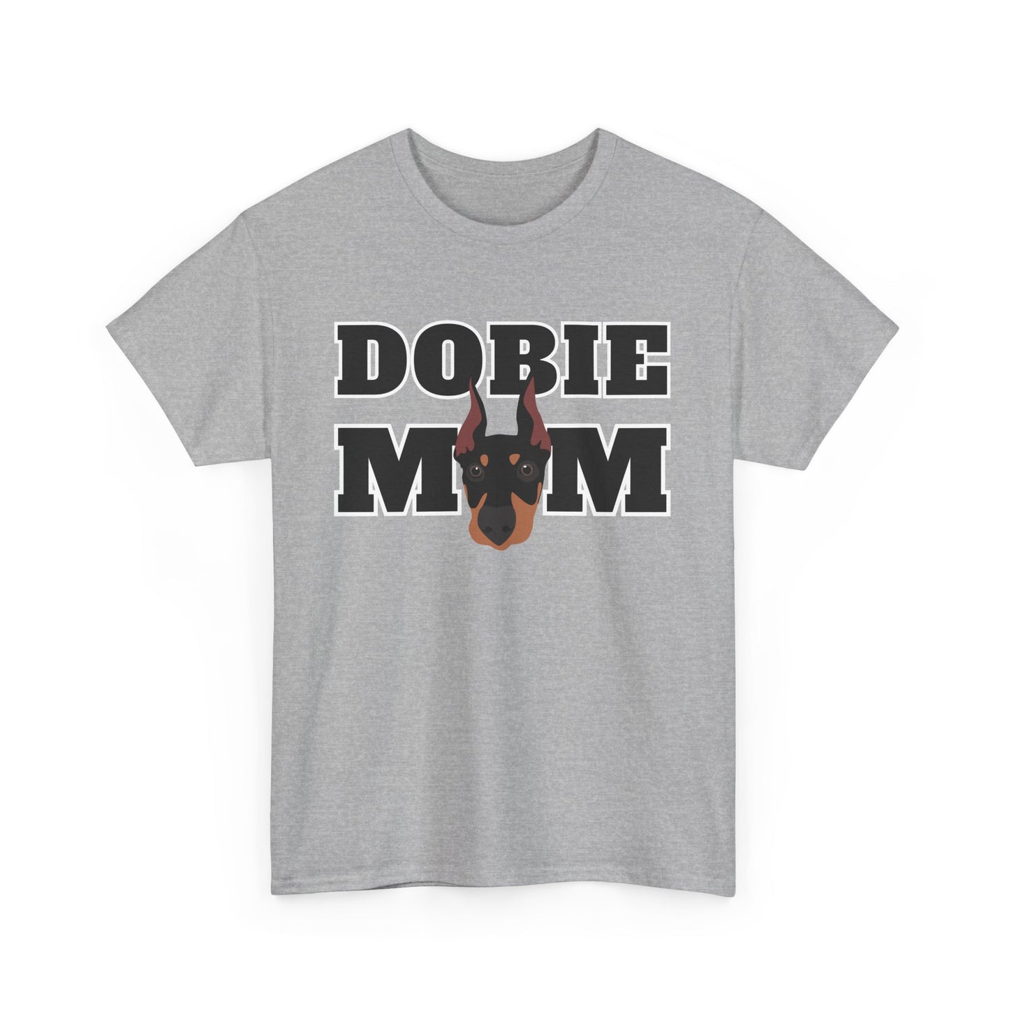 Dobie Mom 01 2025 Unisex Heavy Cotton Tee