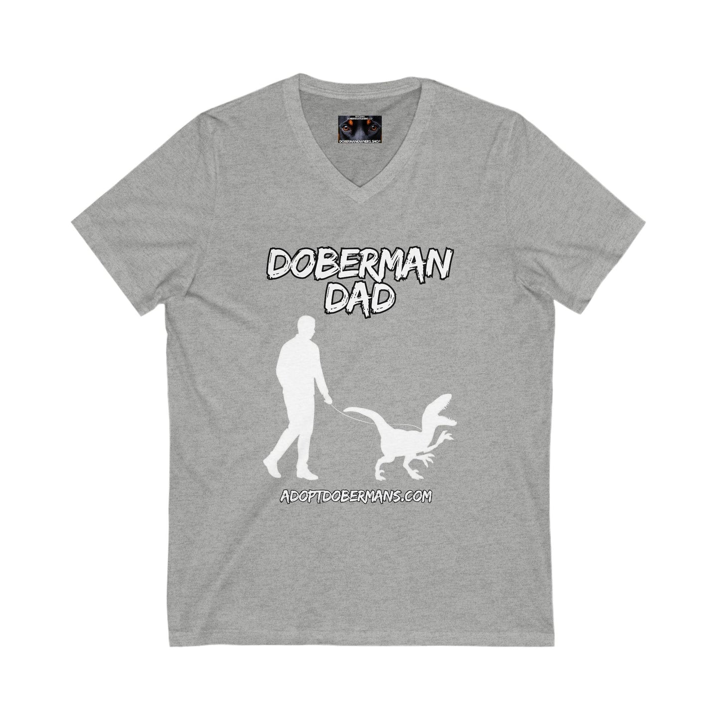 Adopt Dad 1 Private Label Unisex Jersey Short Sleeve V-Neck Tee