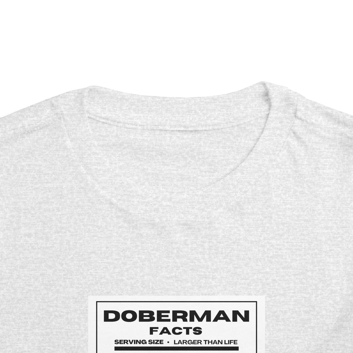 Doberman Facts 1 Toddler Short Sleeve Tee