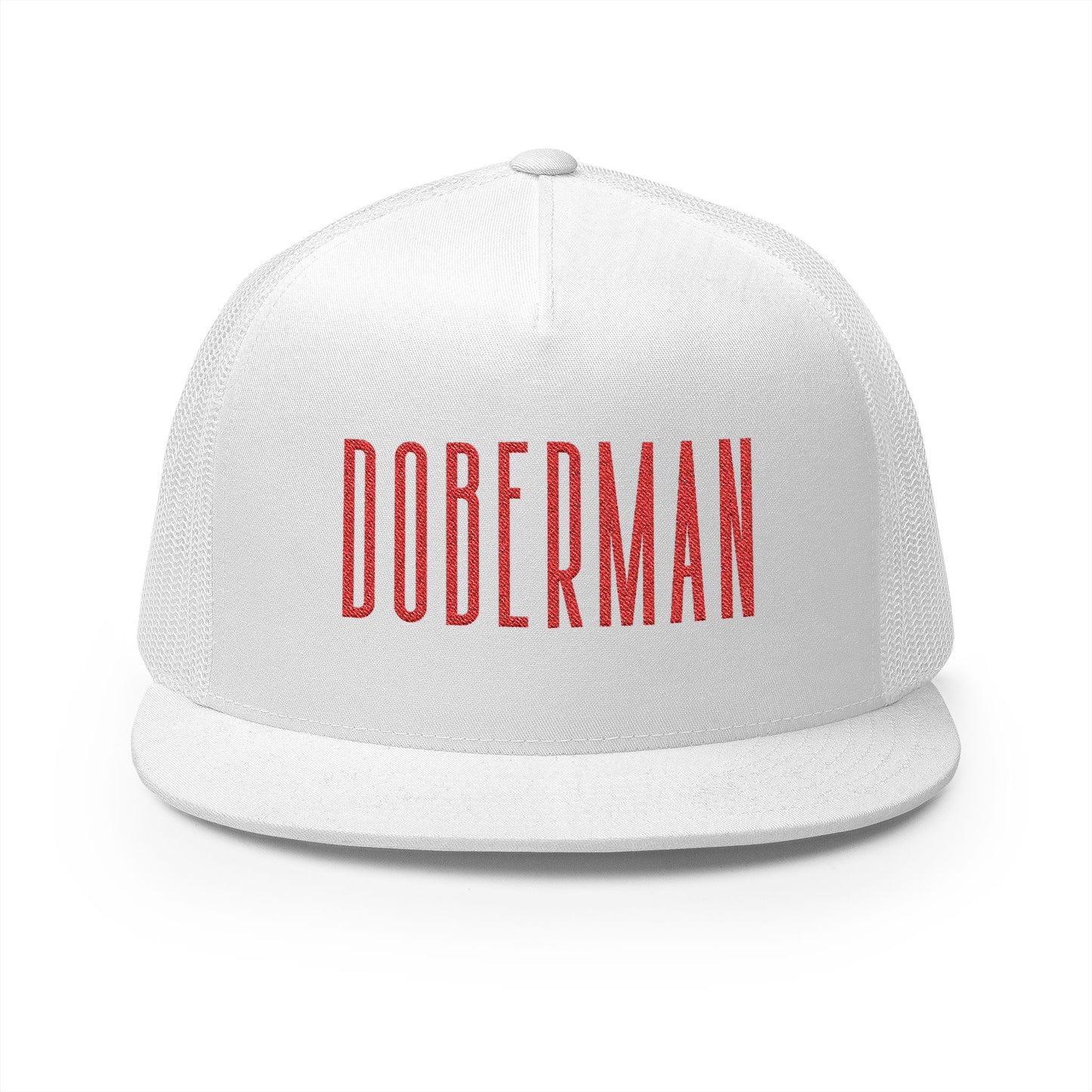 Doberman 3 Panel Trucker Cap