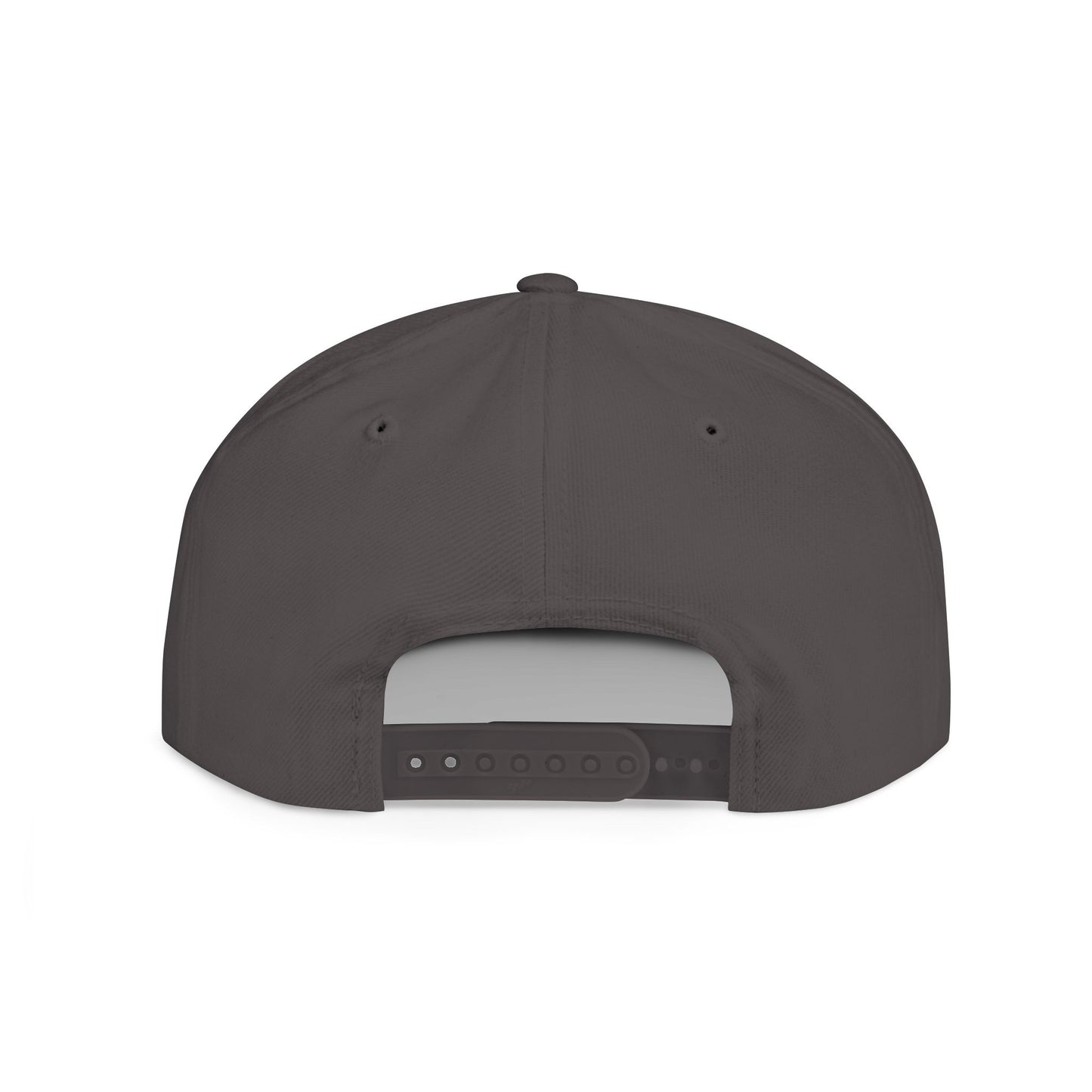 Custom Dog Silhouette Flat Bill Snapback Cap - Stylish Pet Lover Hat